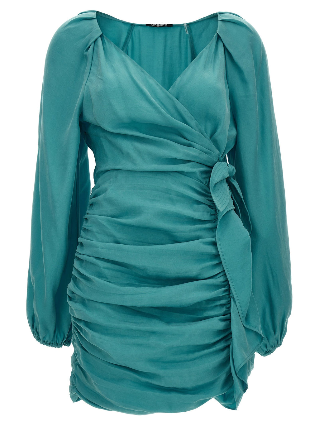 Ungaro Blue Lyocell Mini Skirt