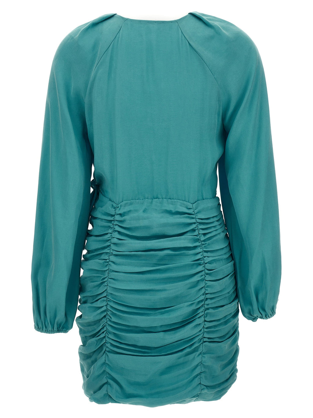 Ungaro Blue Lyocell Mini Skirt