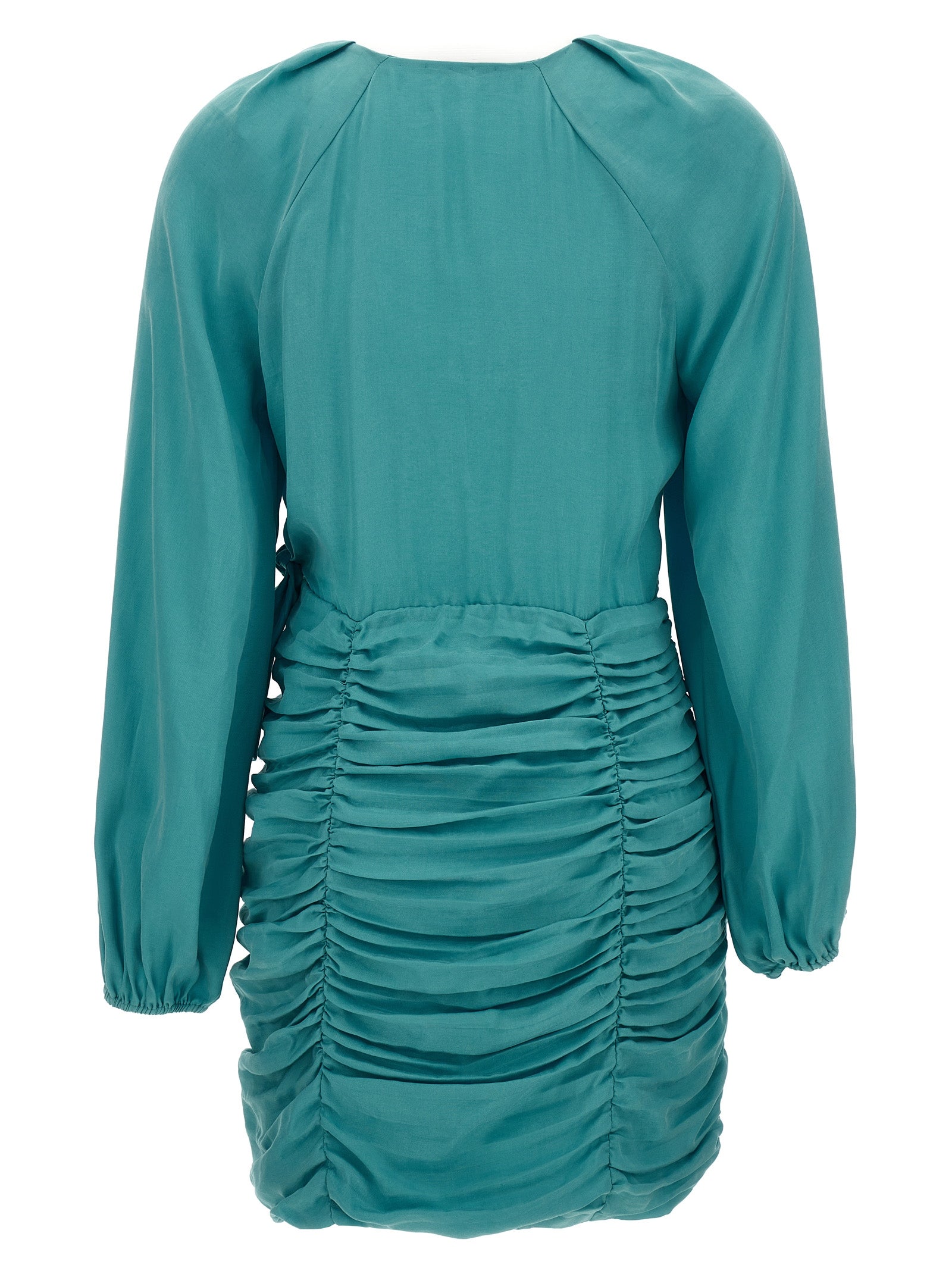 Ungaro Blue Lyocell Mini Skirt