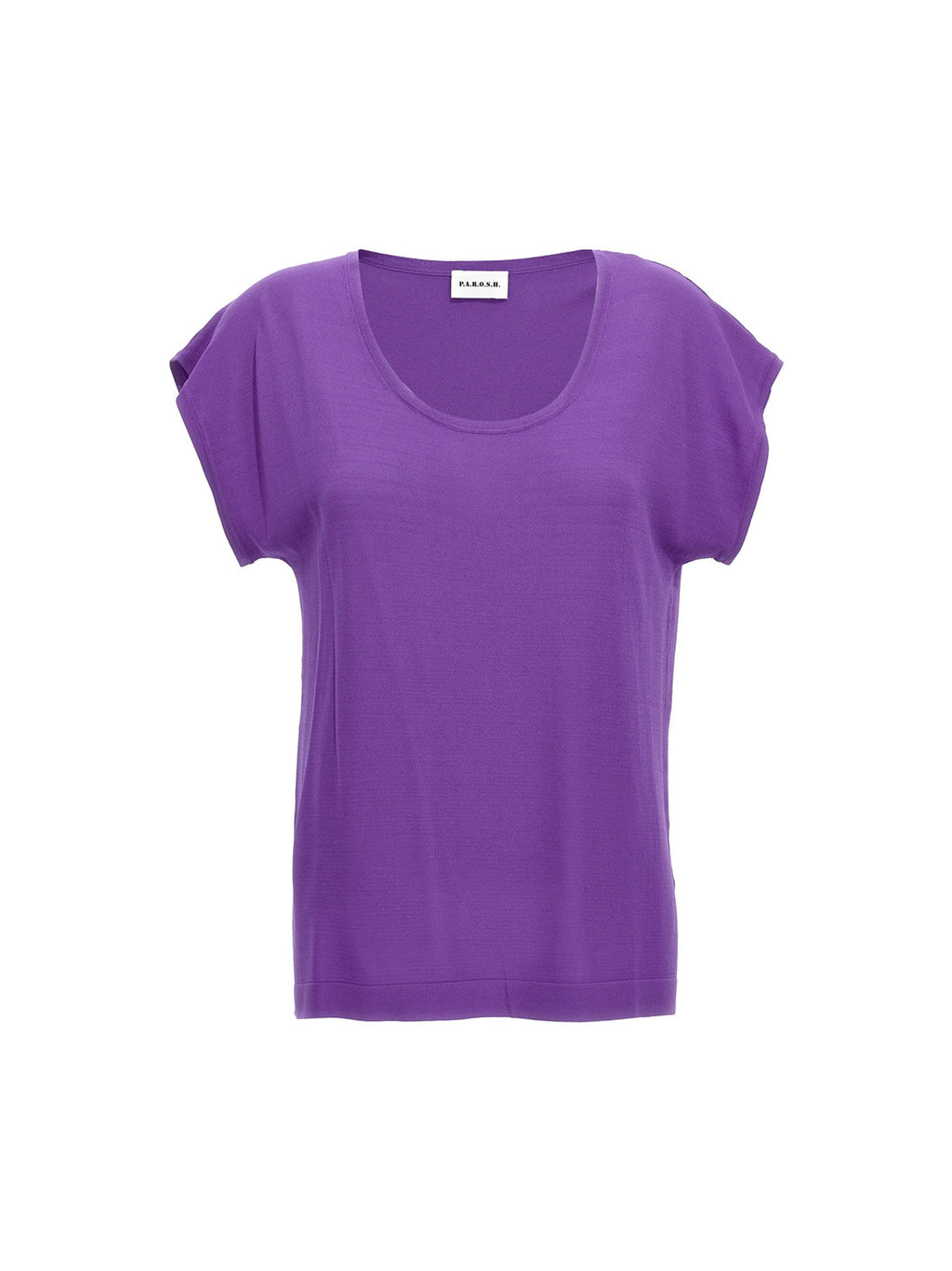 P.A.R.O.S.H. Purple Viscose T-Shirt