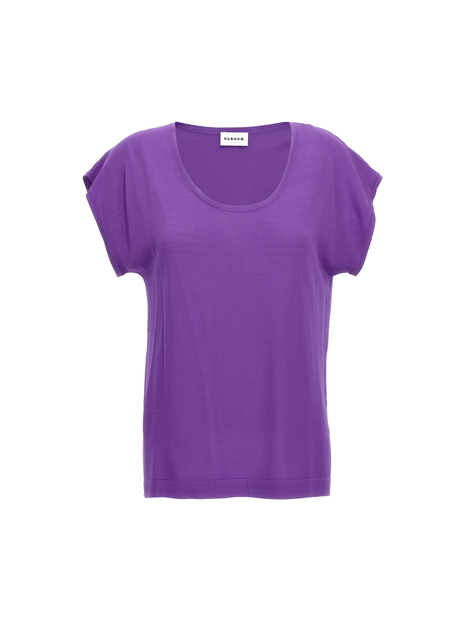 P.A.R.O.S.H. Purple Viscose T-Shirt