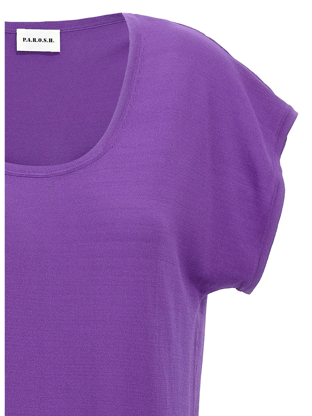 P.A.R.O.S.H. Purple Viscose T-Shirt