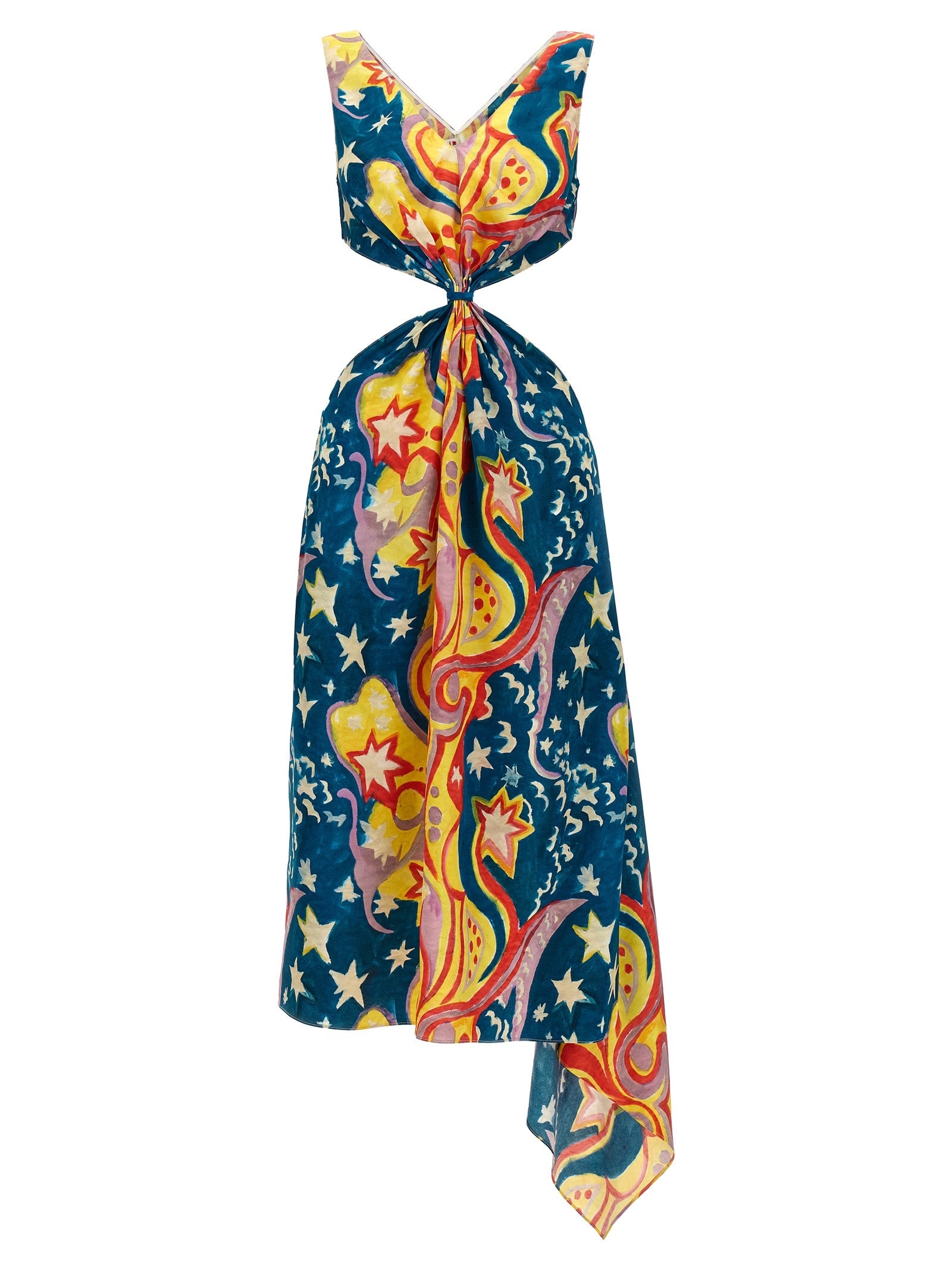 Marni Multicolor Viscose Long Dress
