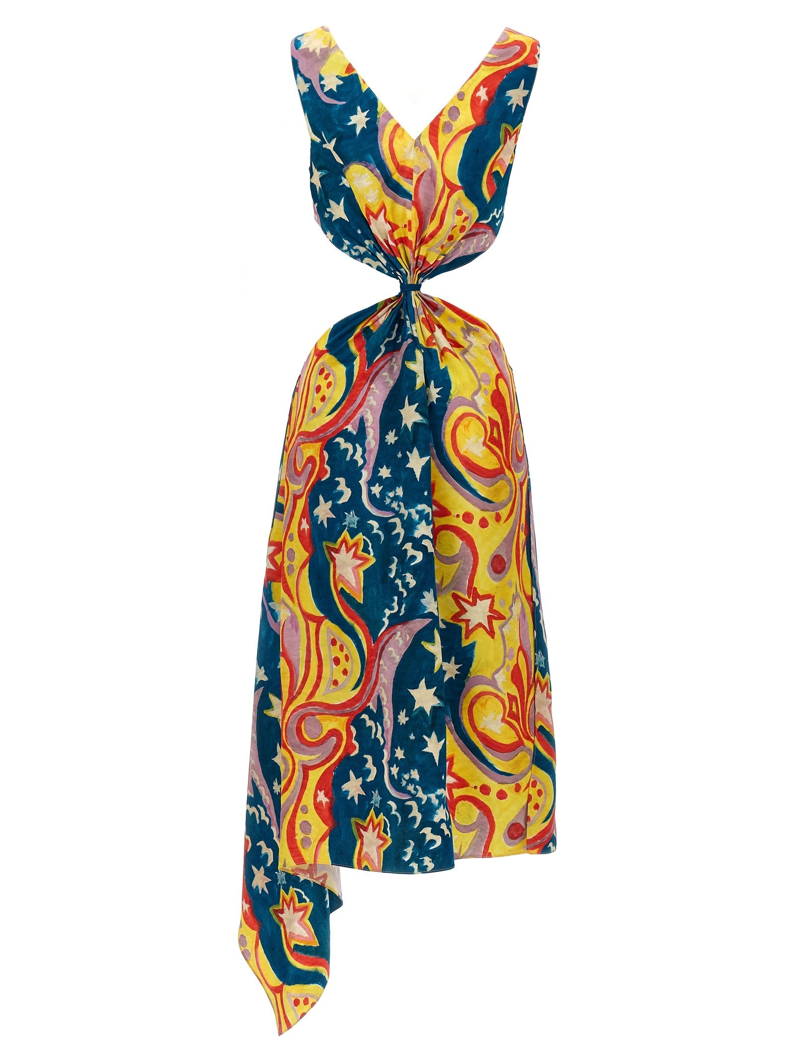 Marni Multicolor Viscose Long Dress