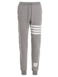 Thom Browne Gray Cotton Joggers (Workout Pants)