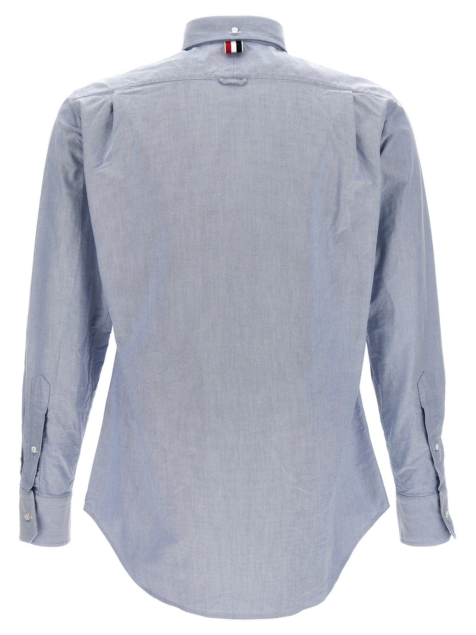 Thom Browne Blue Cotton Blouse