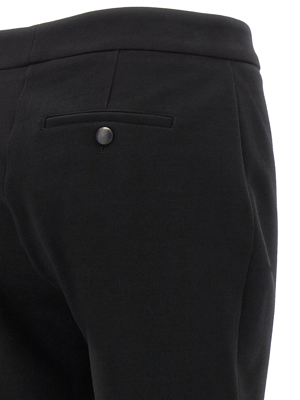 Ferragamo Black Elastane Skinny Pants