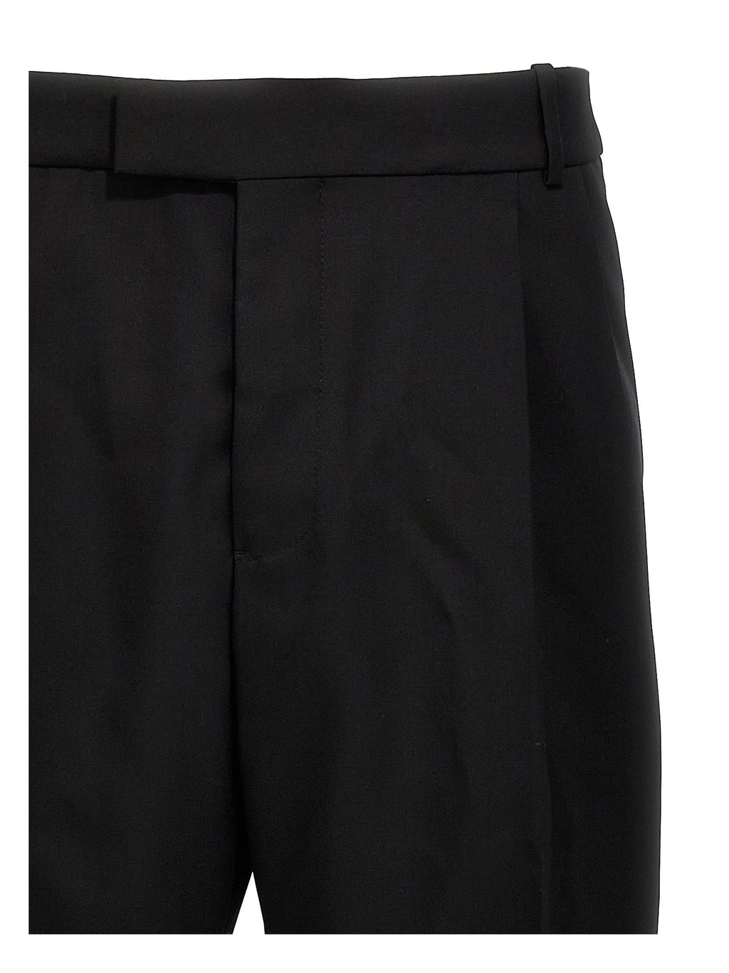 Alexander McQueen Black Wool Dress Pants