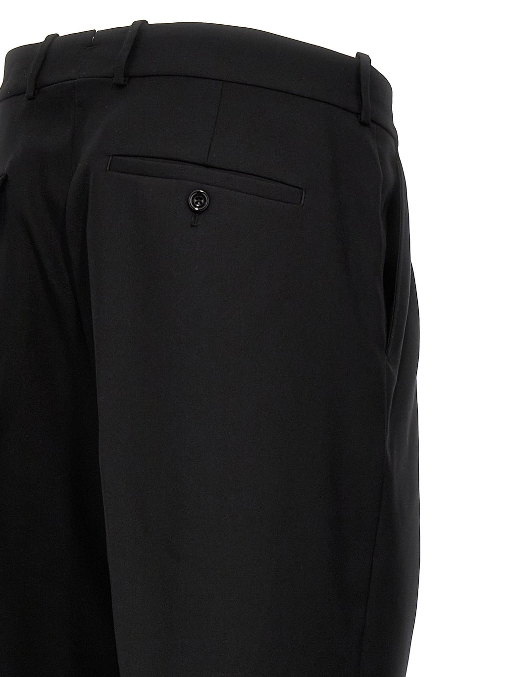 Alexander McQueen Black Wool Dress Pants
