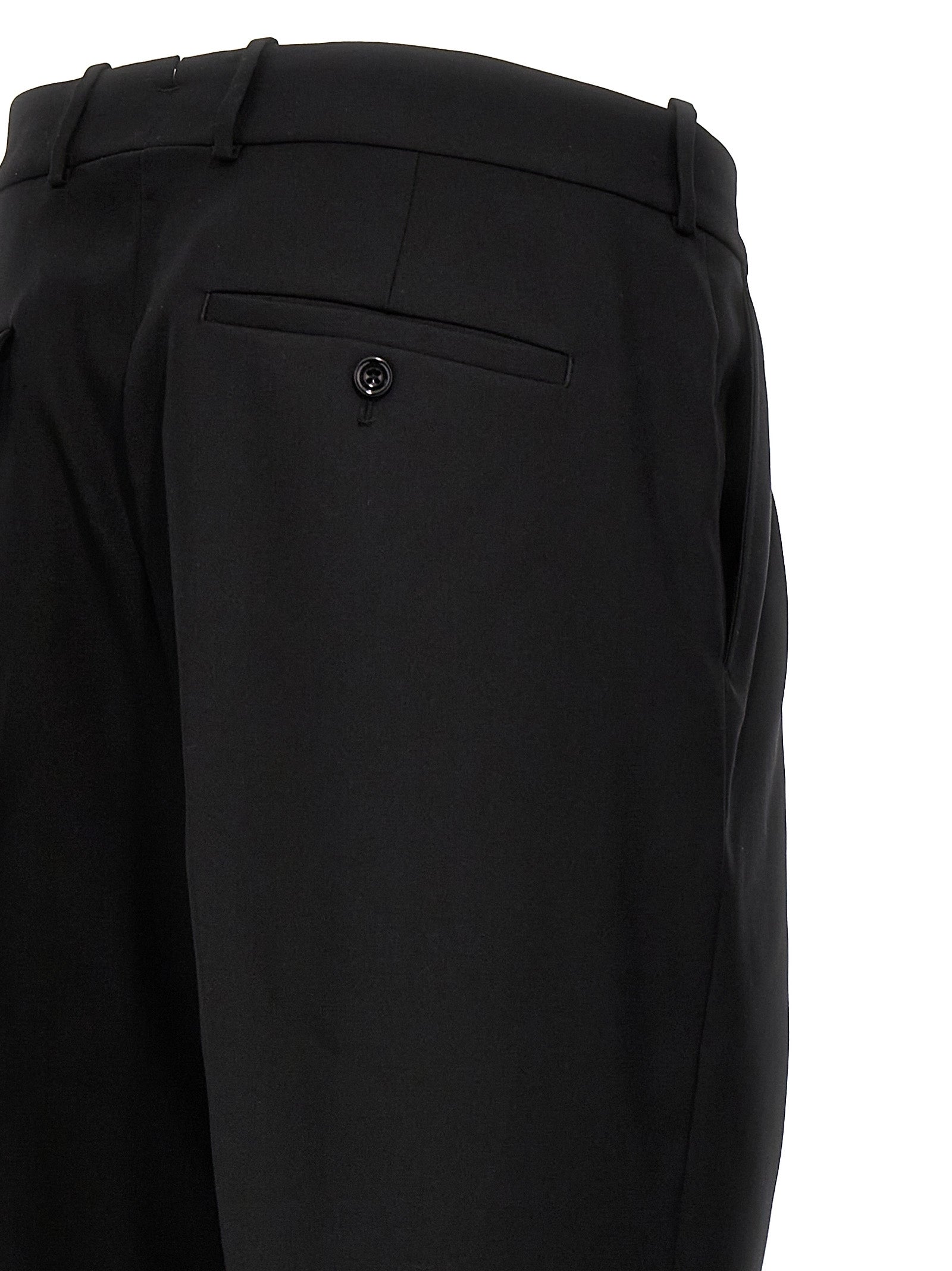 Alexander McQueen Black Wool Dress Pants