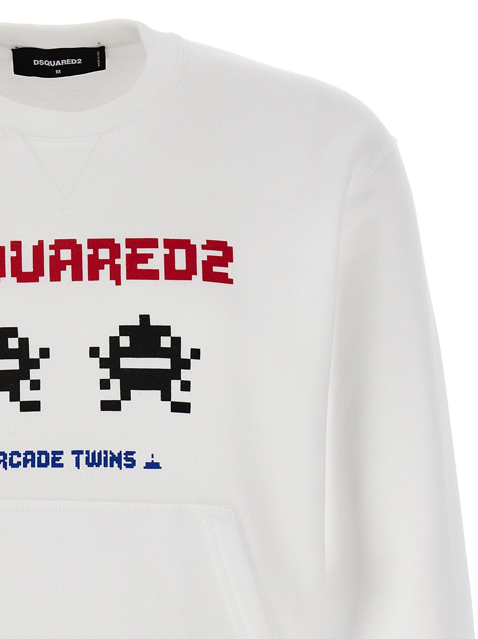 Dsquared² White Cotton Sweatshirt