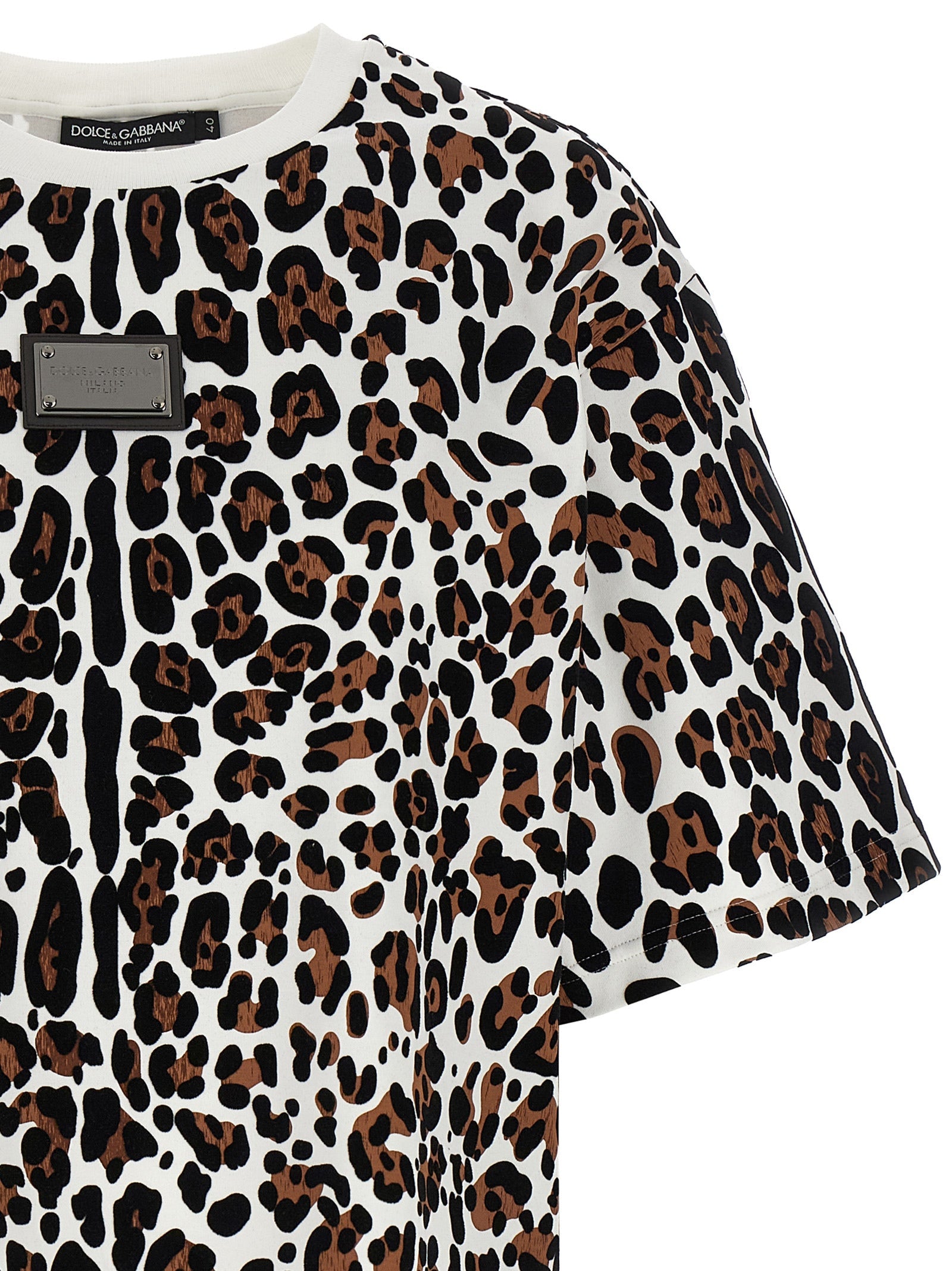 Dolce & Gabbana Multicolor Cotton T-Shirt