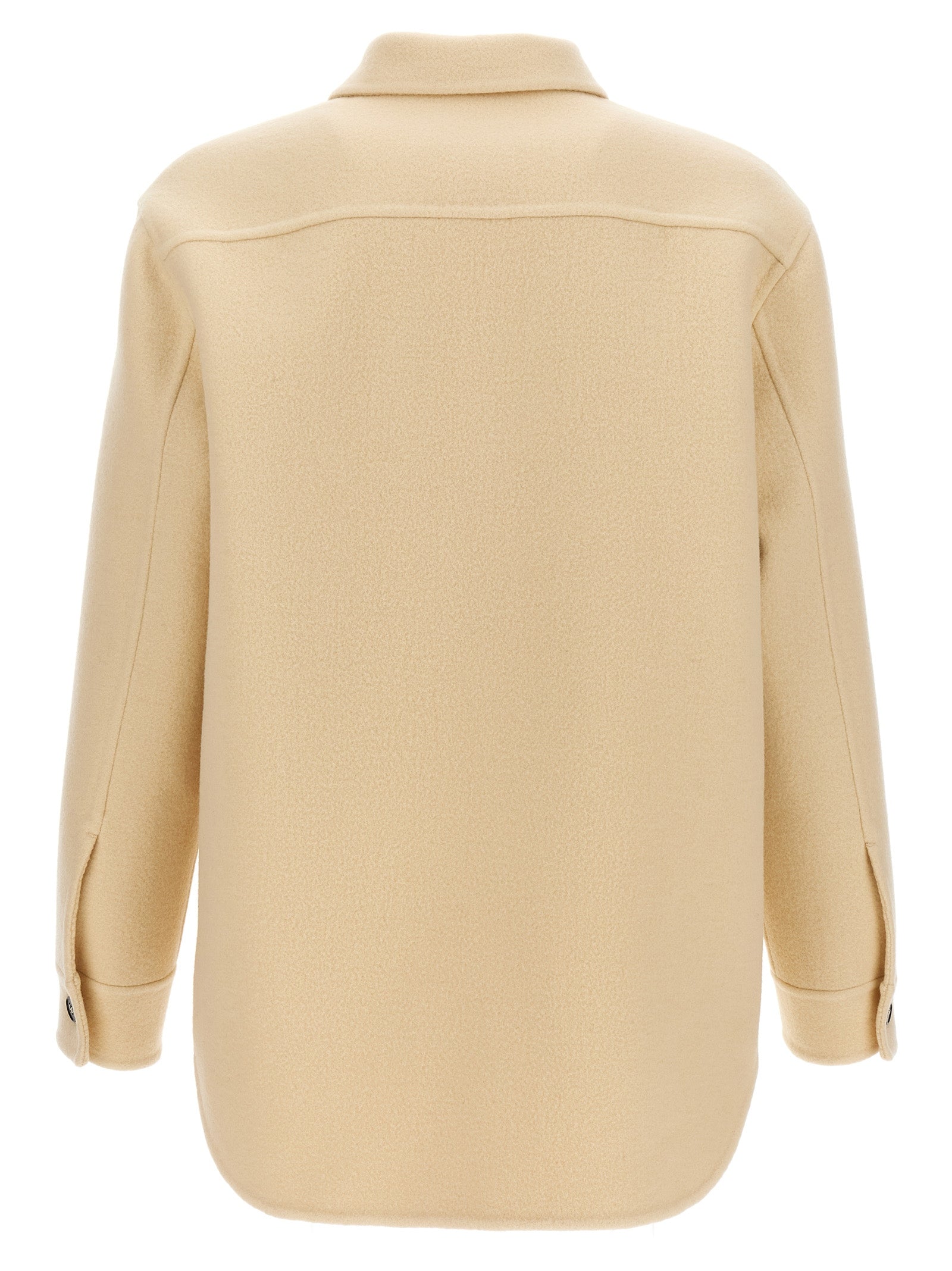 Jil Sander Beige Virgin Wool Coat