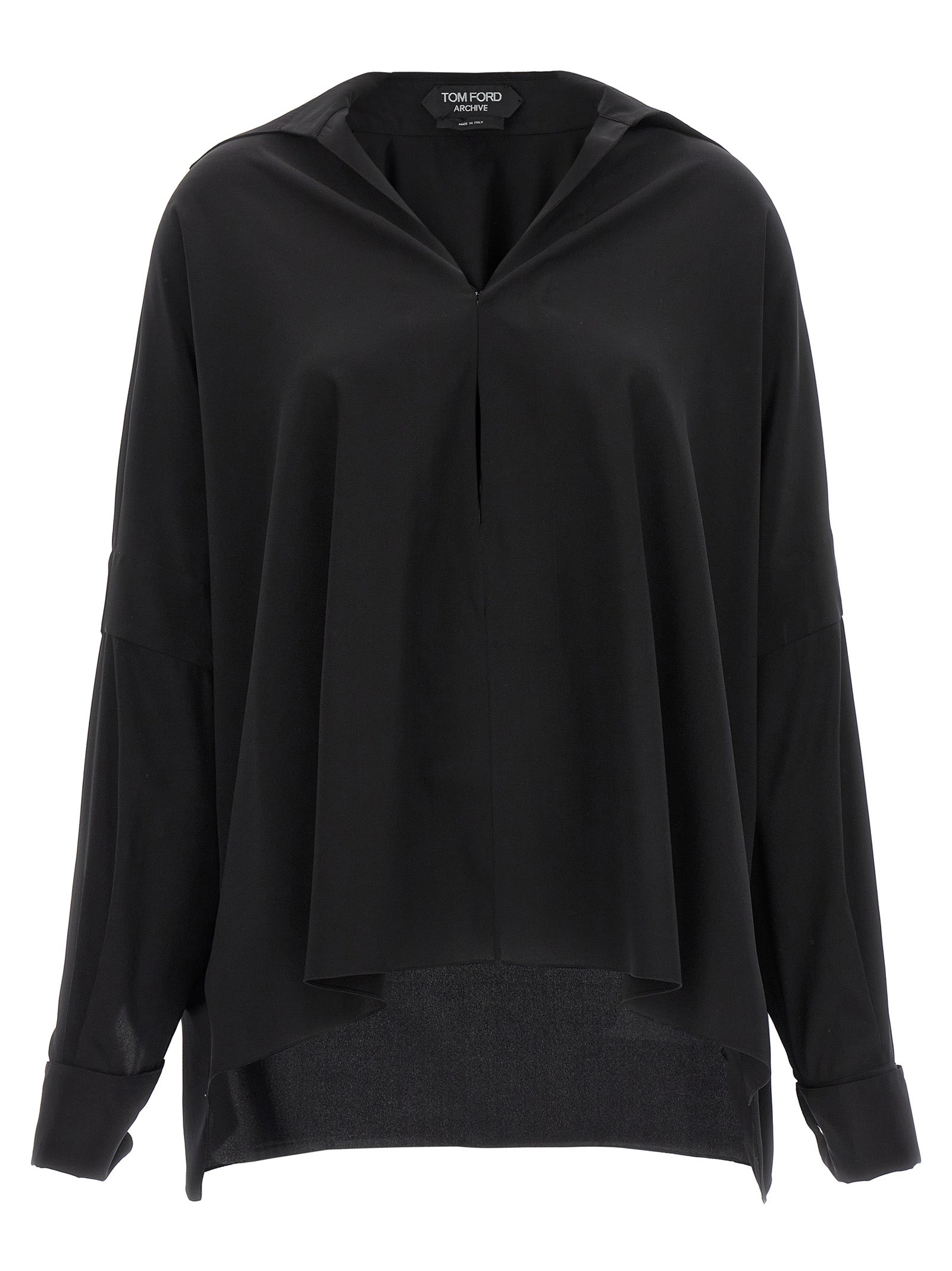 Tom Ford Black Silk Blouse