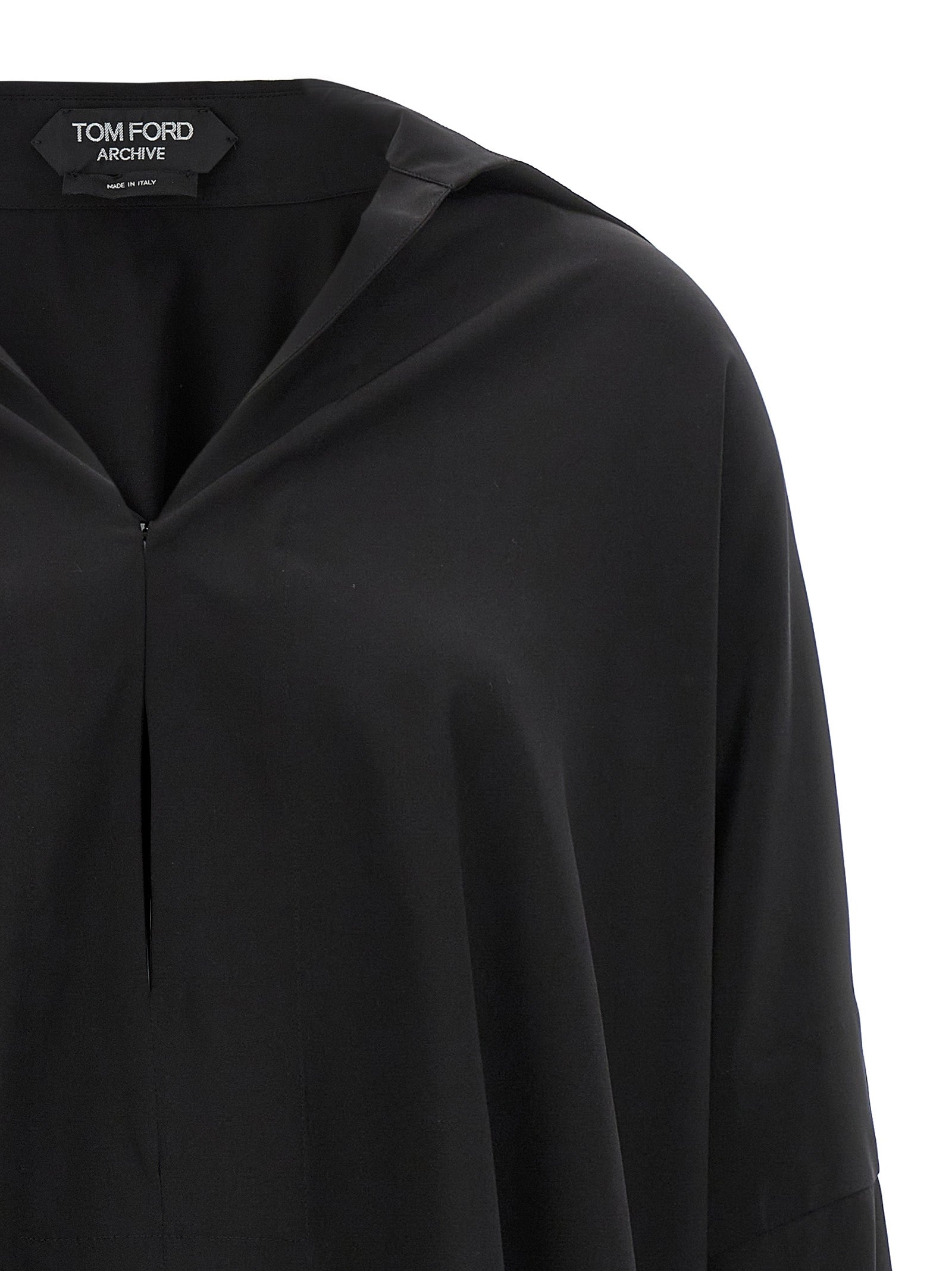 Tom Ford Black Silk Blouse