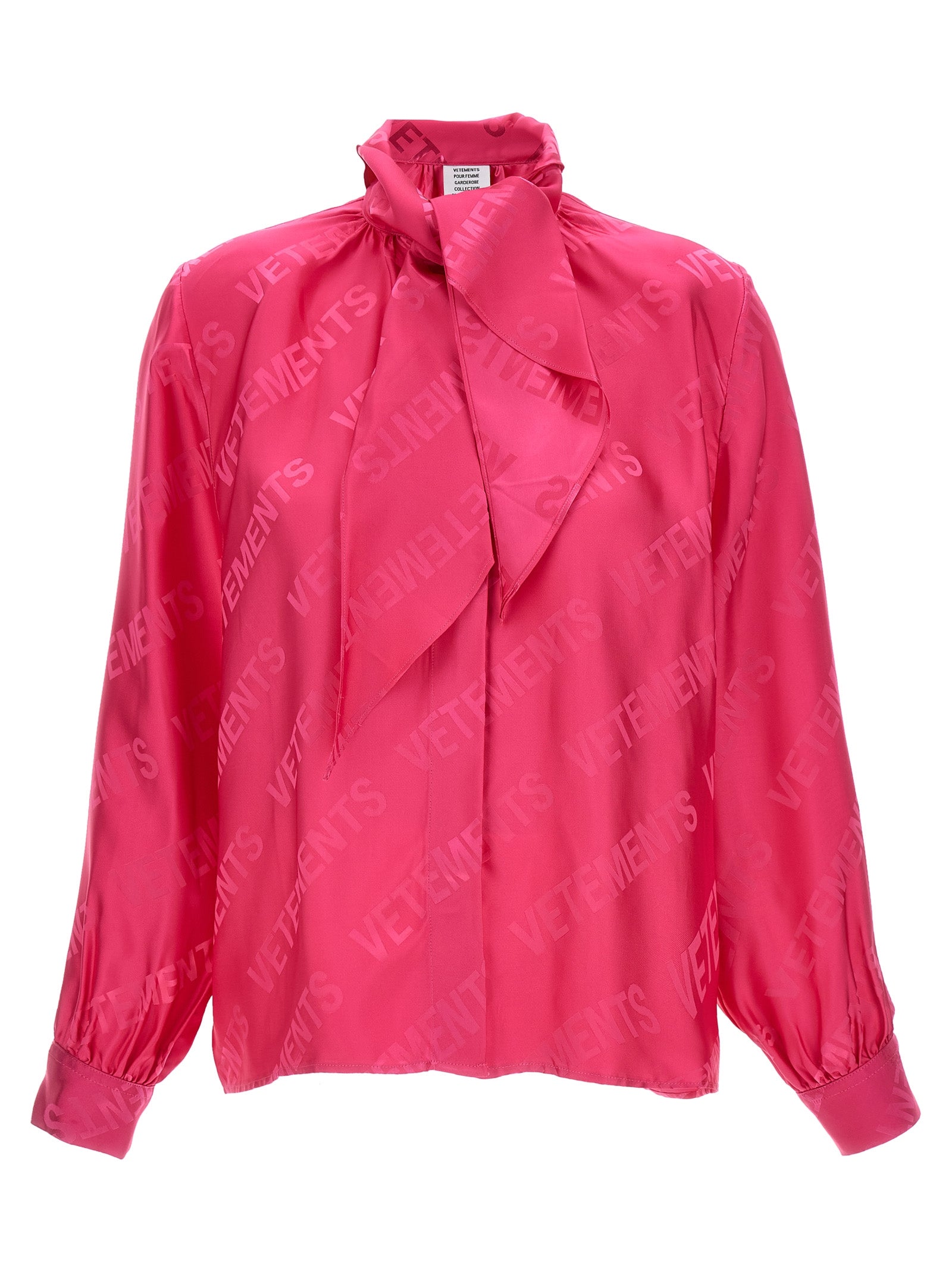 Vetements Fuchsia Viscose Blouse