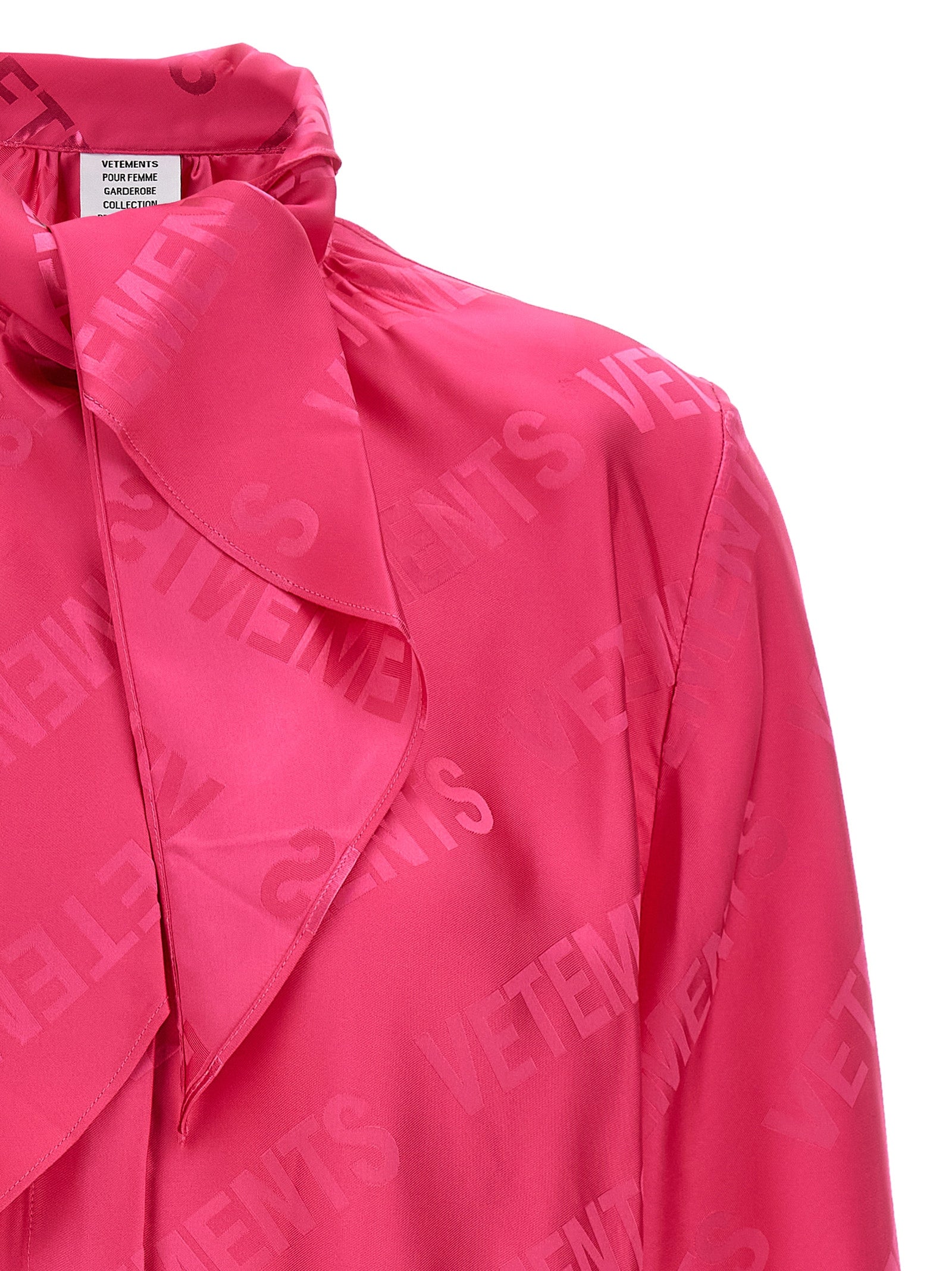 Vetements Fuchsia Viscose Blouse