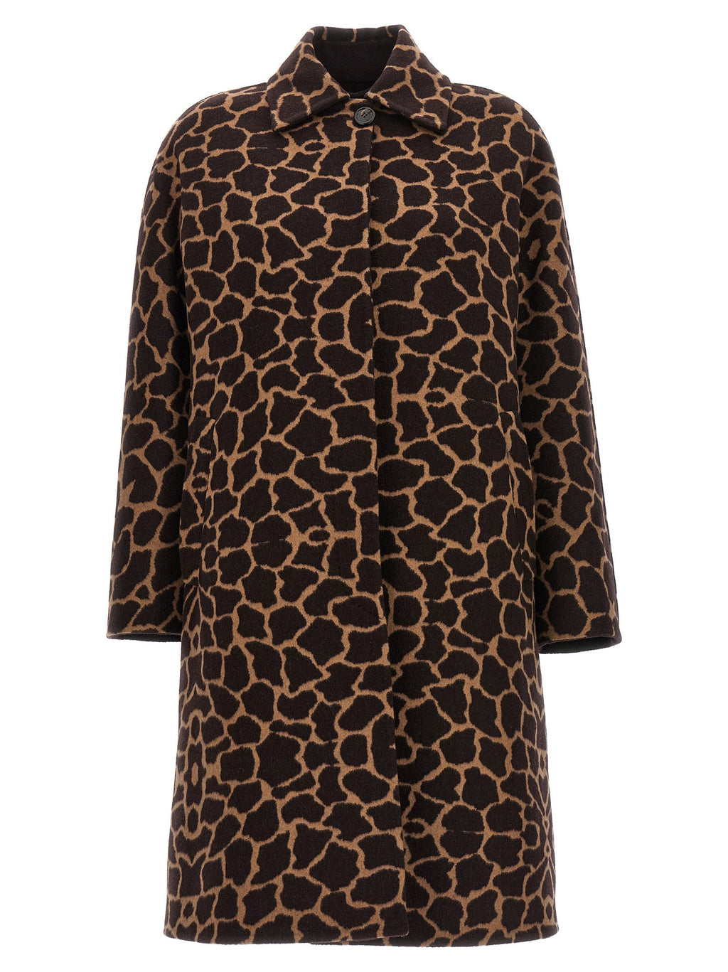 Max Mara Brown Virgin Wool Coat