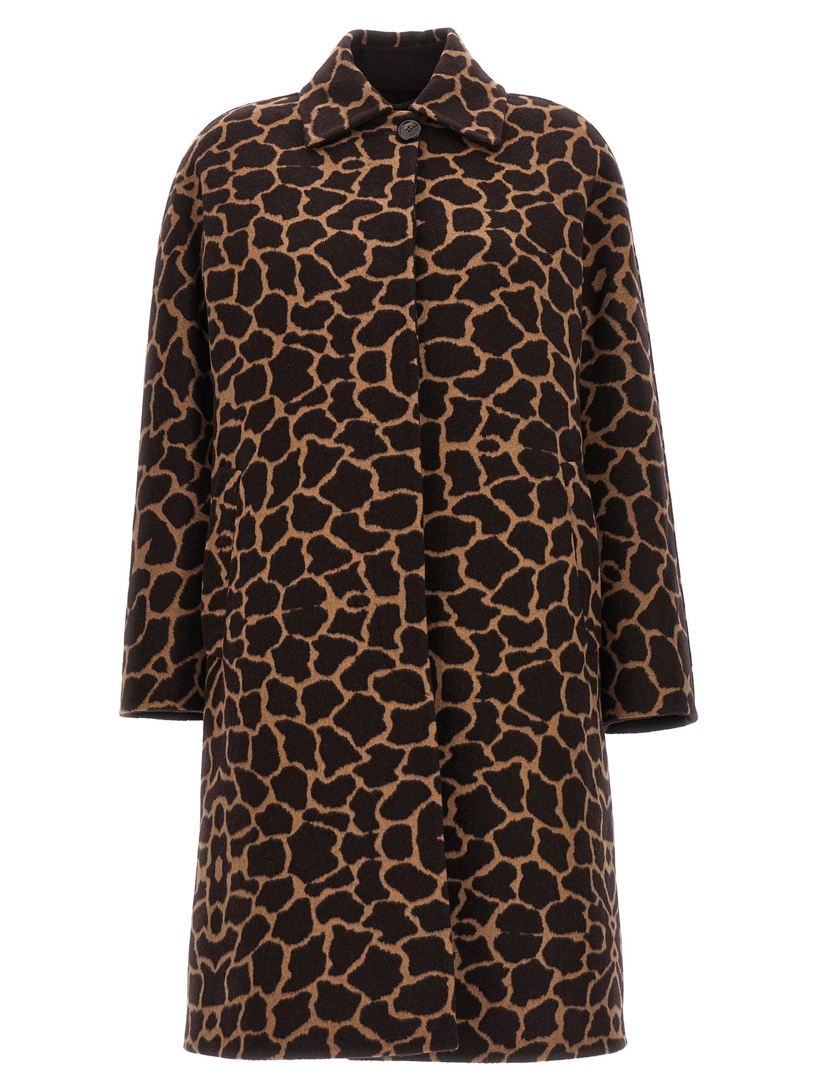 Max Mara Brown Virgin Wool Coat