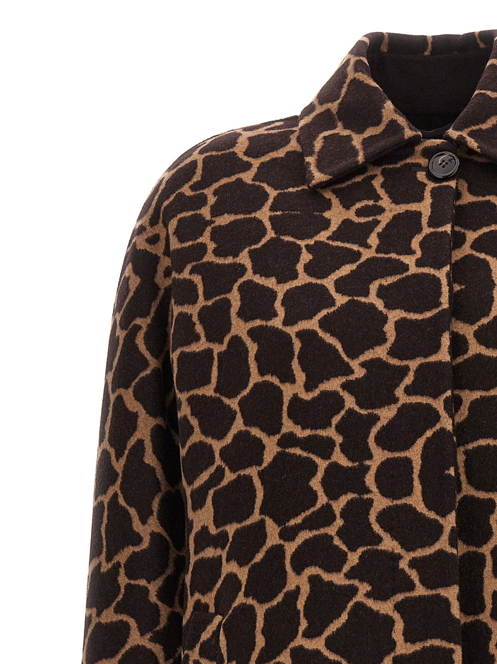 Max Mara Brown Virgin Wool Coat