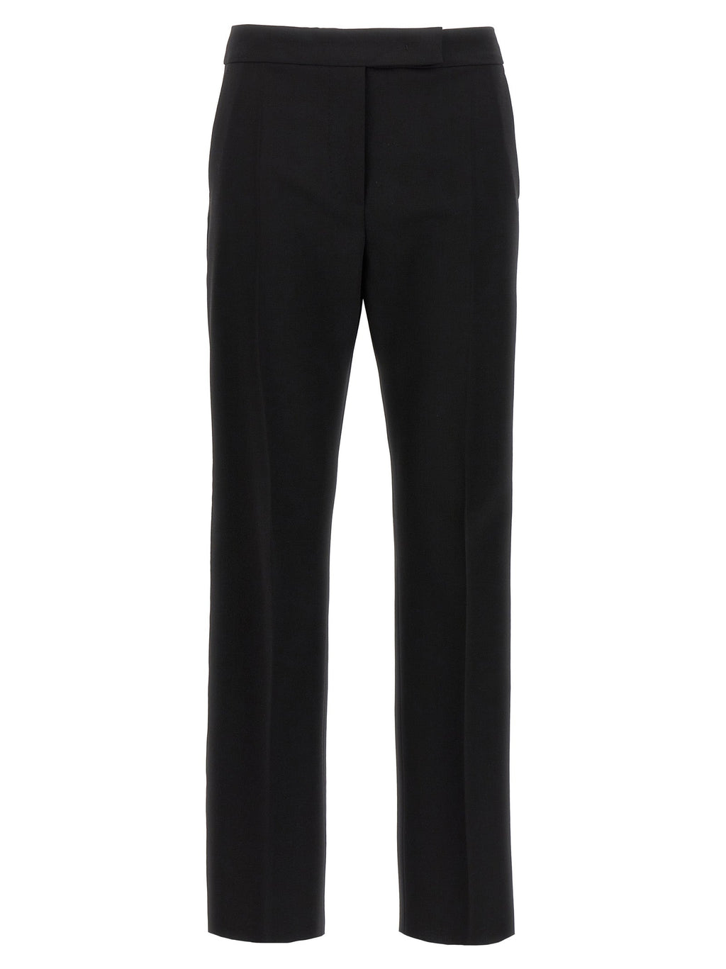 Max Mara Black Virgin Wool Dress Pants