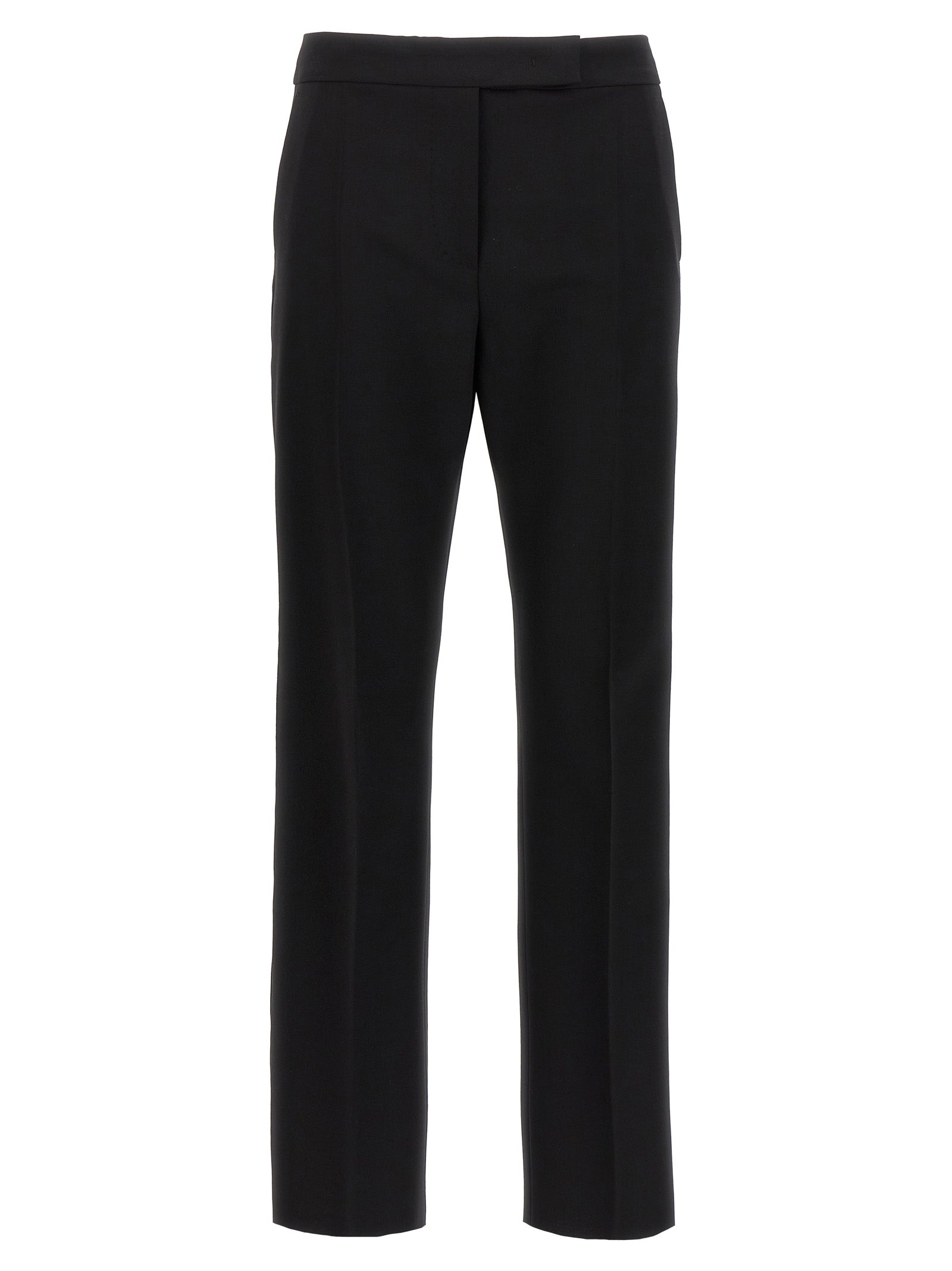 Max Mara Black Virgin Wool Dress Pants