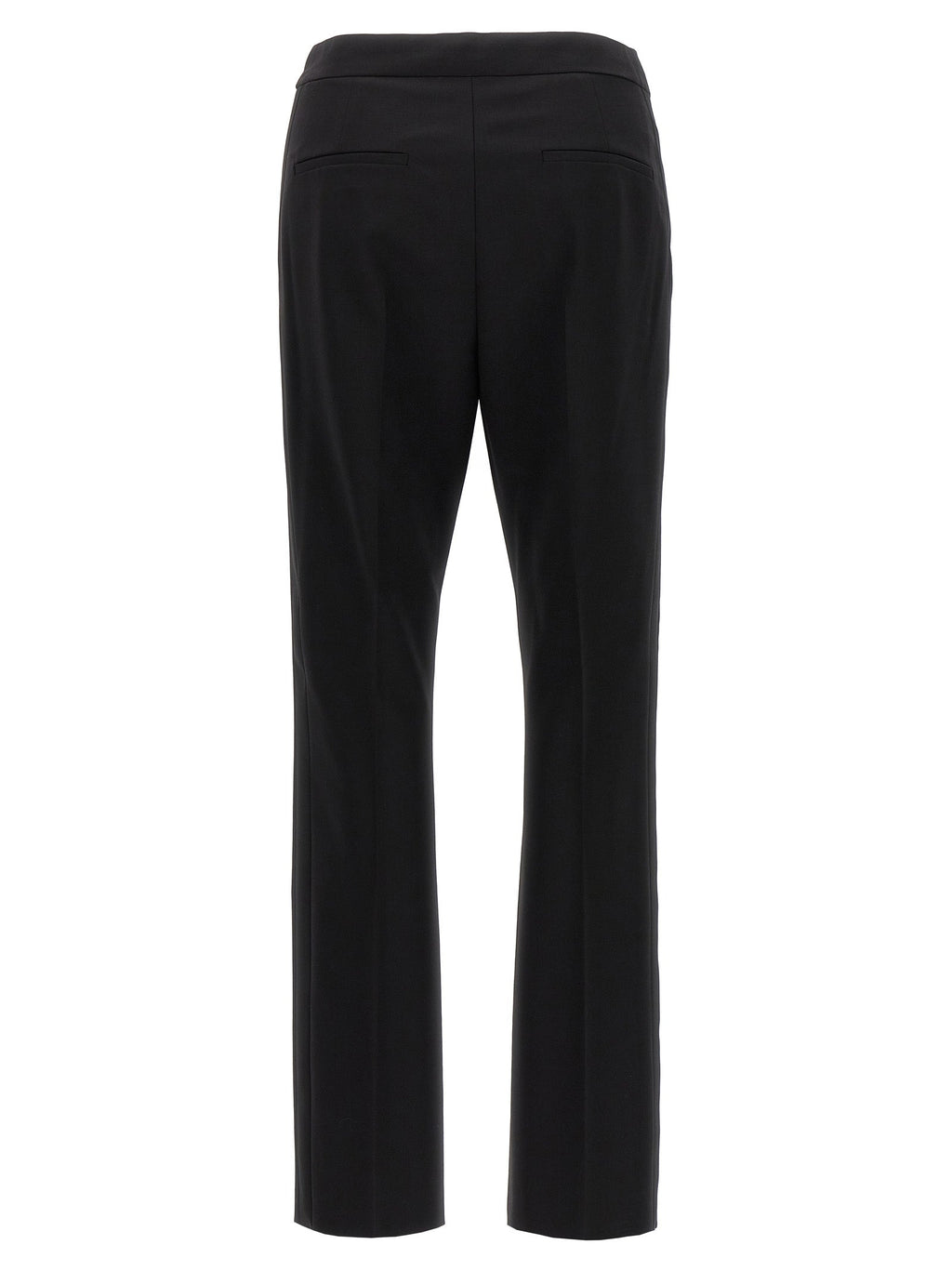 Max Mara Black Virgin Wool Dress Pants
