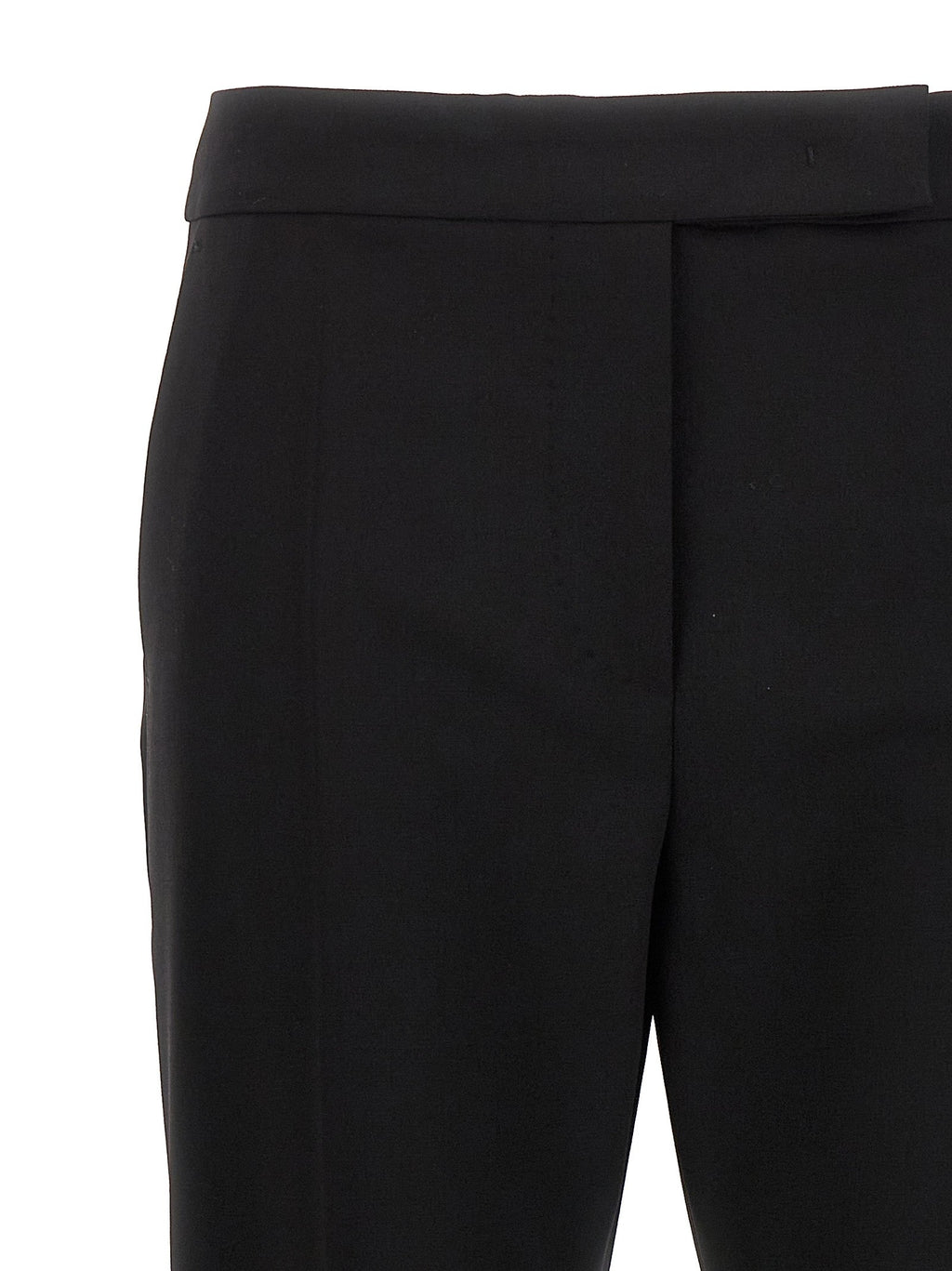 Max Mara Black Virgin Wool Dress Pants