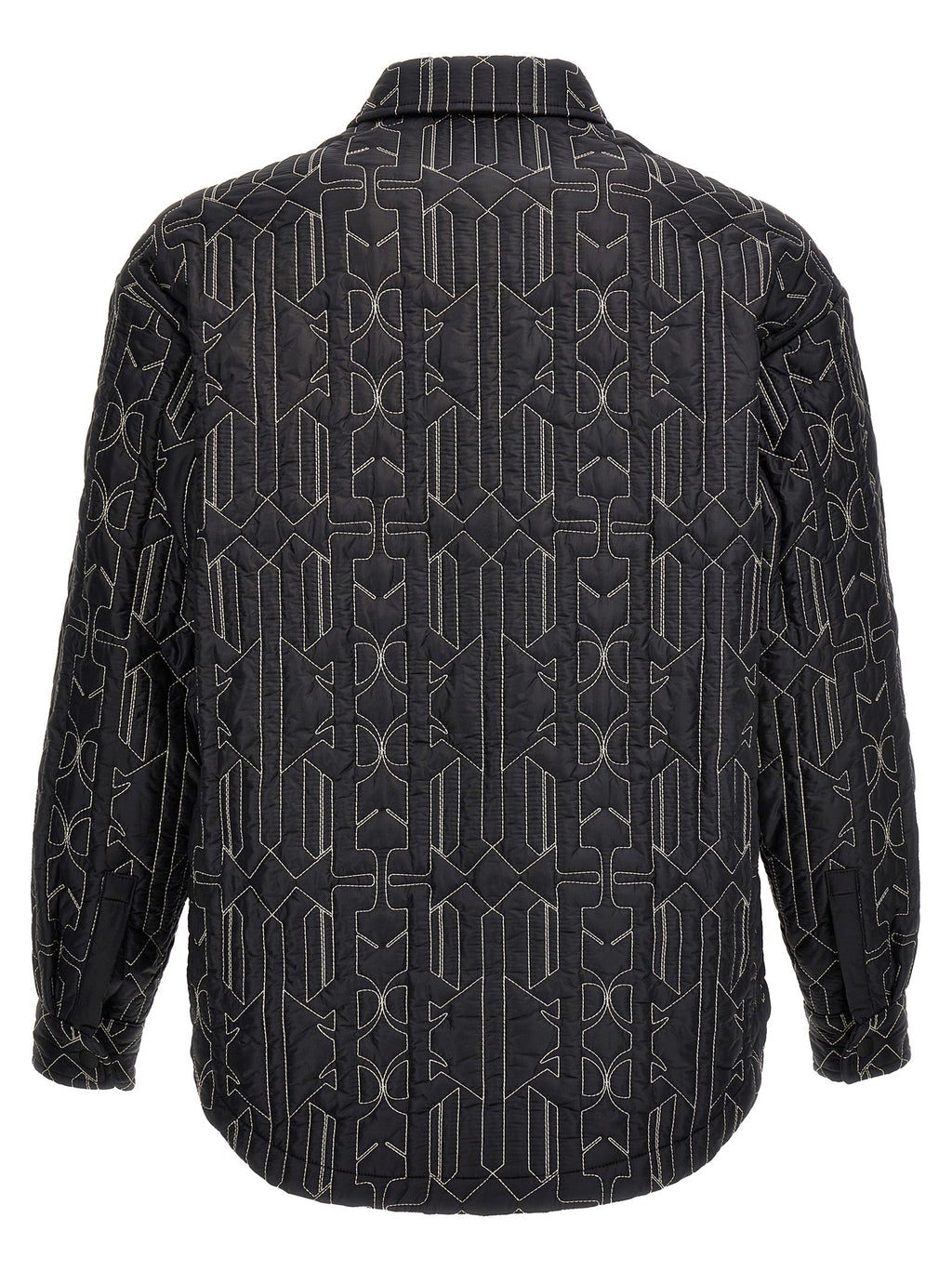 Palm Angels Gray Polyamide Shell Jacket