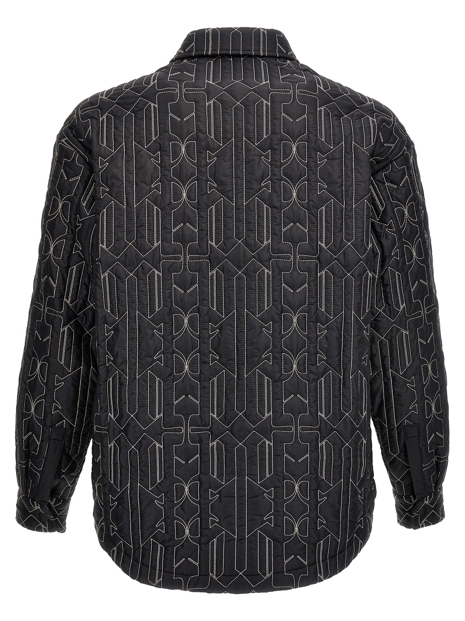 Palm Angels Gray Polyamide Shell Jacket