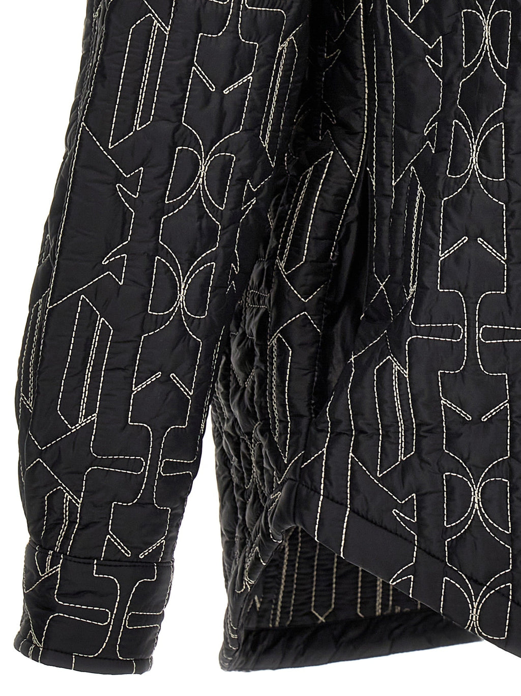Palm Angels Gray Polyamide Shell Jacket