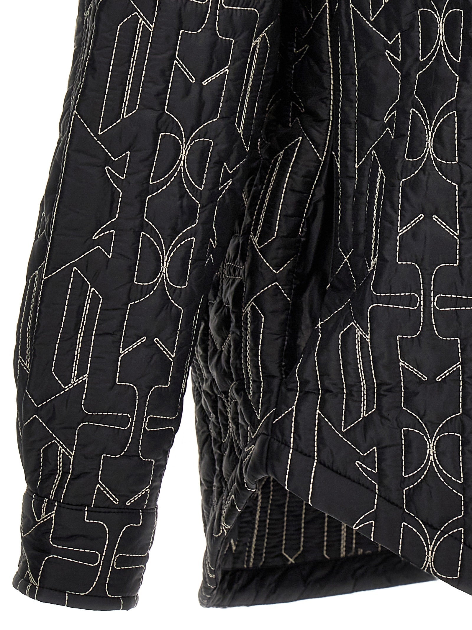 Palm Angels Gray Polyamide Shell Jacket