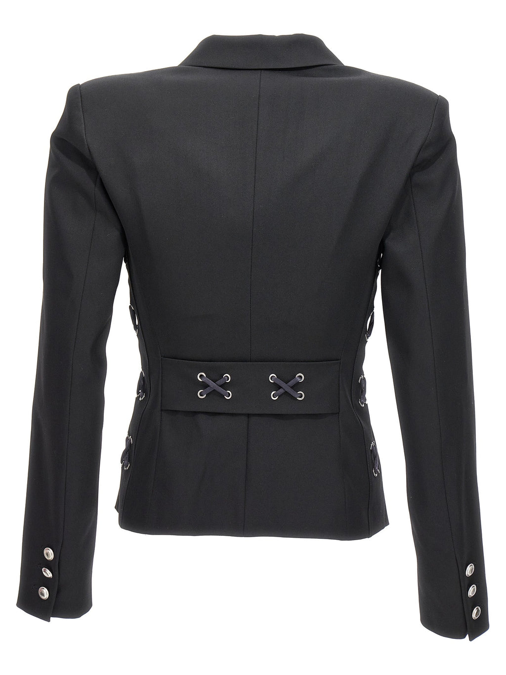Alessandra Rich Black Wool Blazer