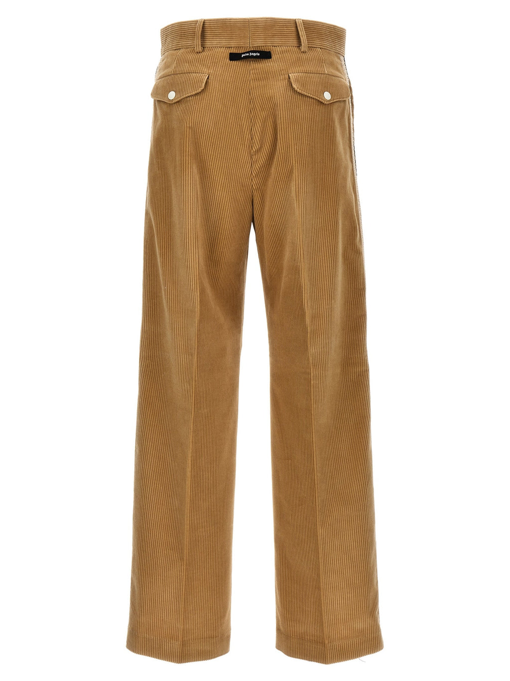 Palm Angels Beige Cotton Casual Pants