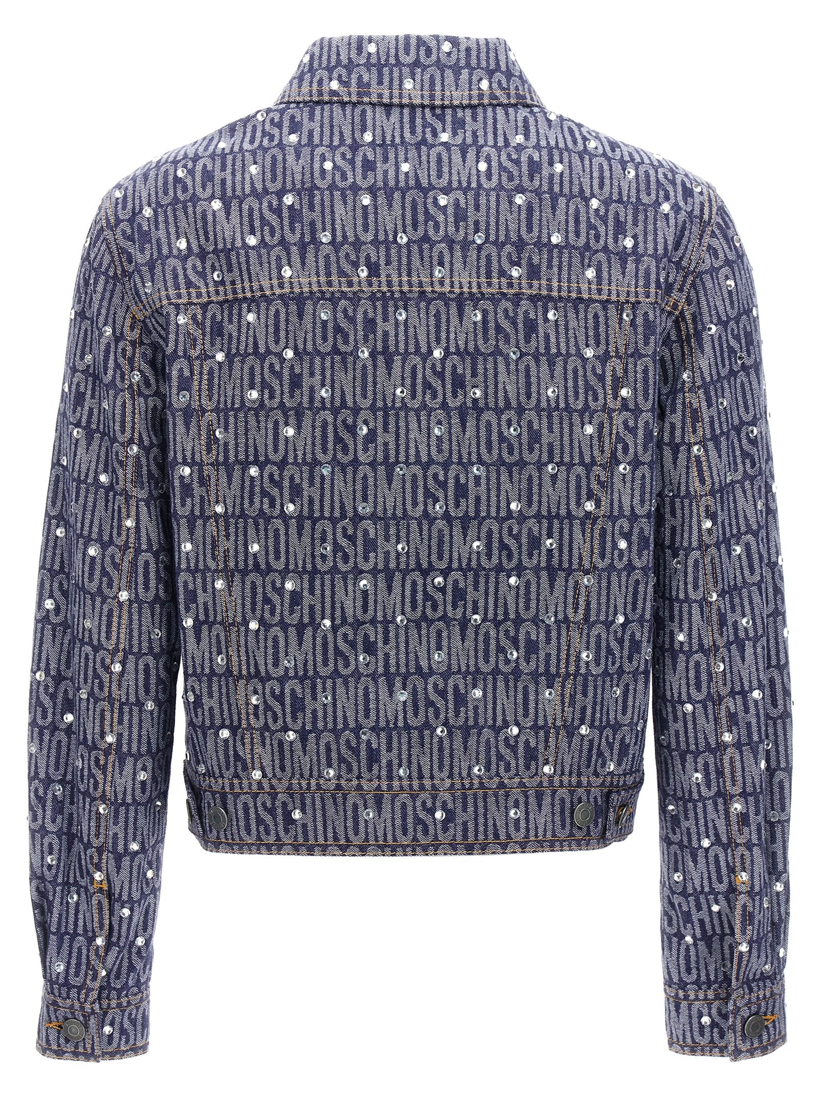 Moschino Blue Cotton Denim Jacket