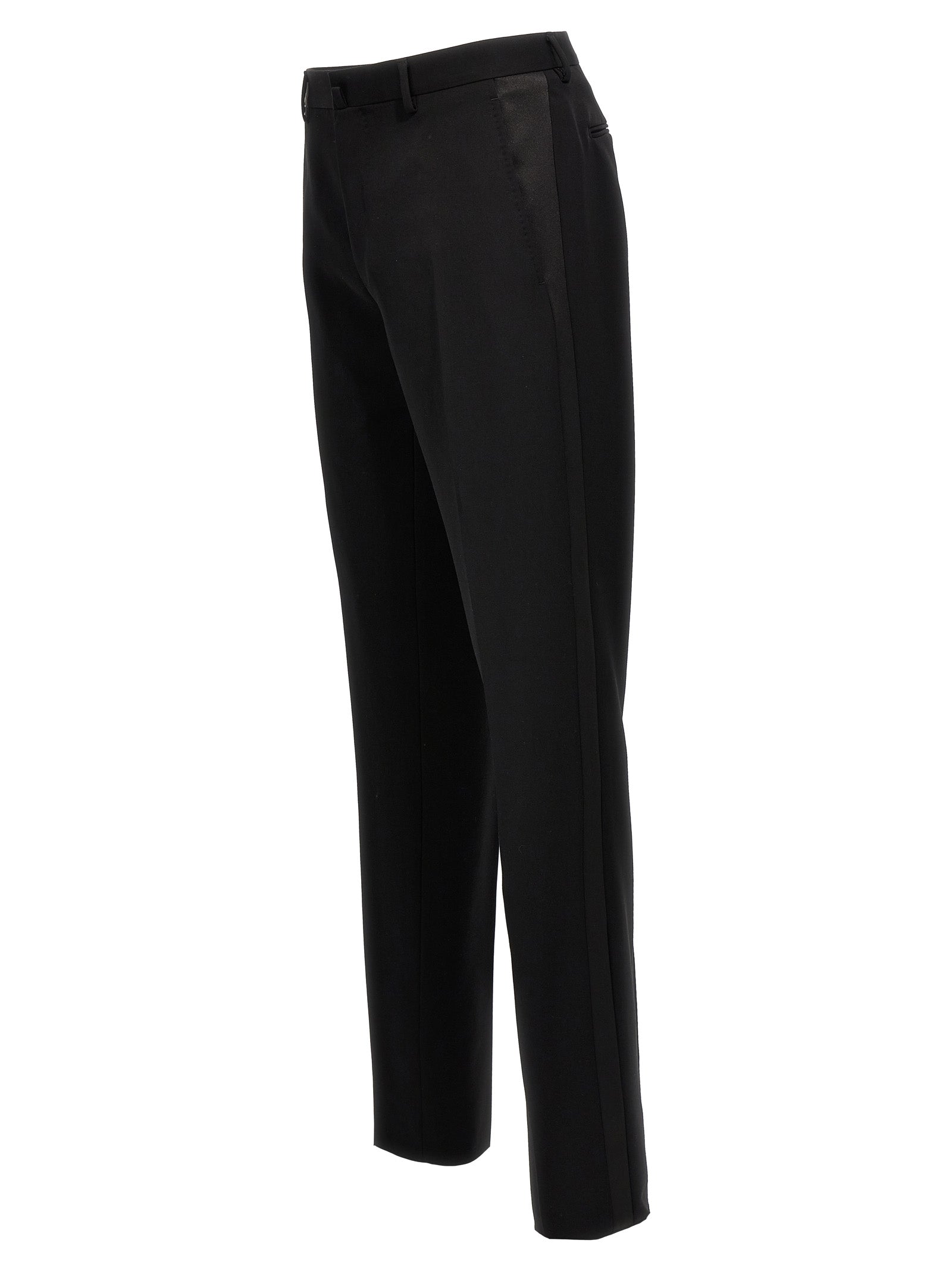Lanvin Black Wool Dress Pants