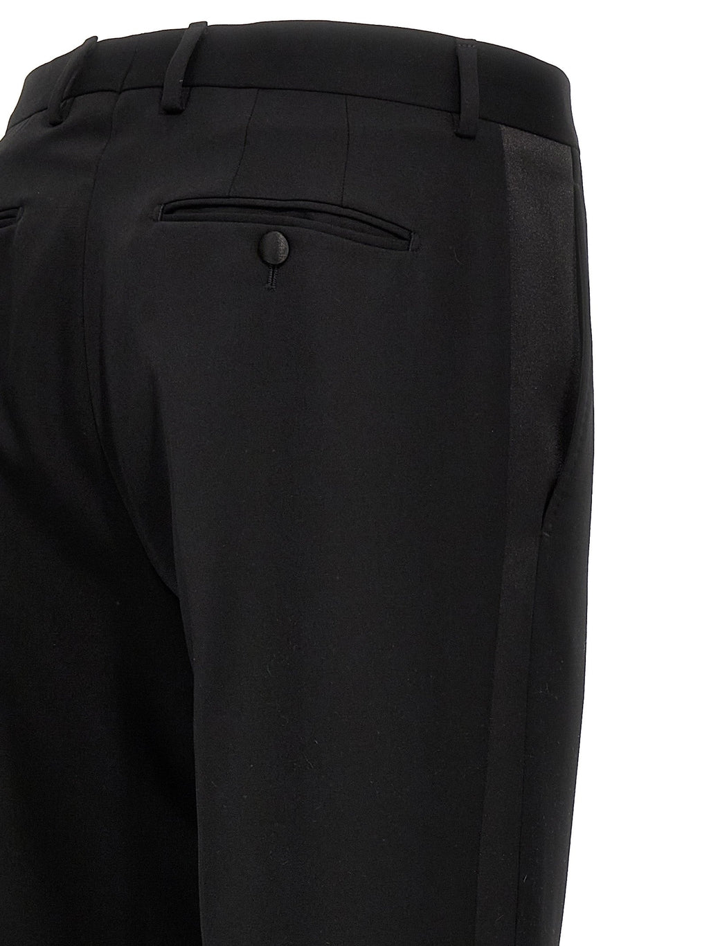Lanvin Black Wool Dress Pants