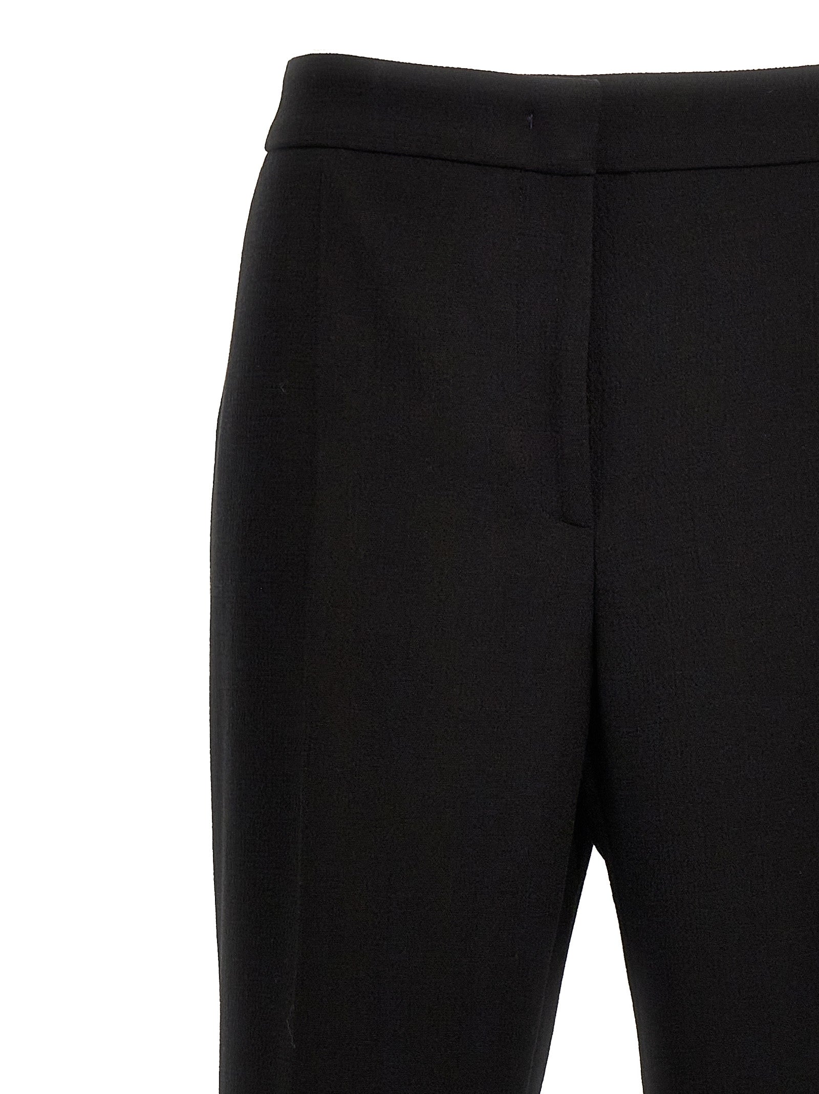 Moschino Black Viscose Dress Pants