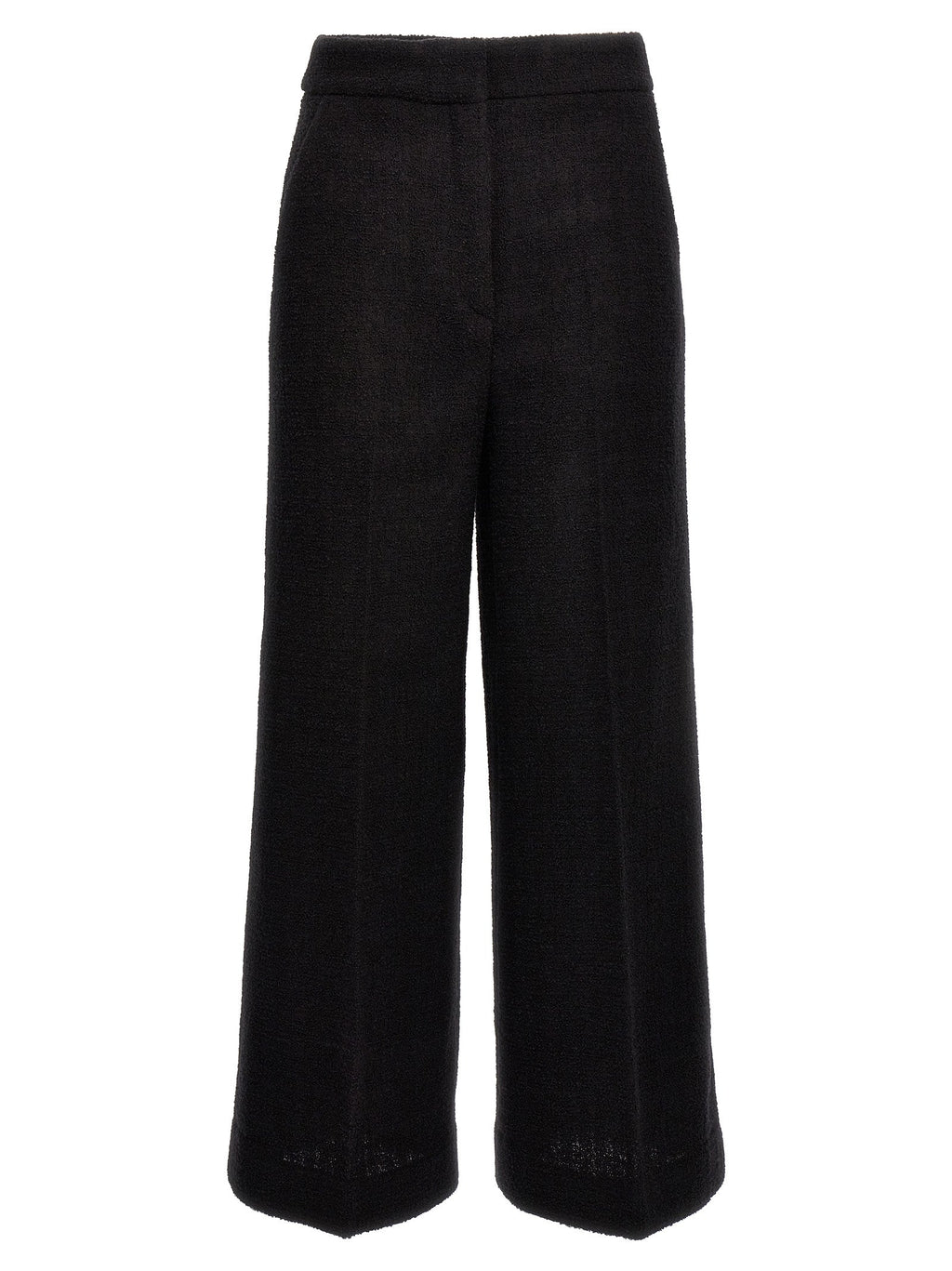 Moschino Black Wool Cropped Pants