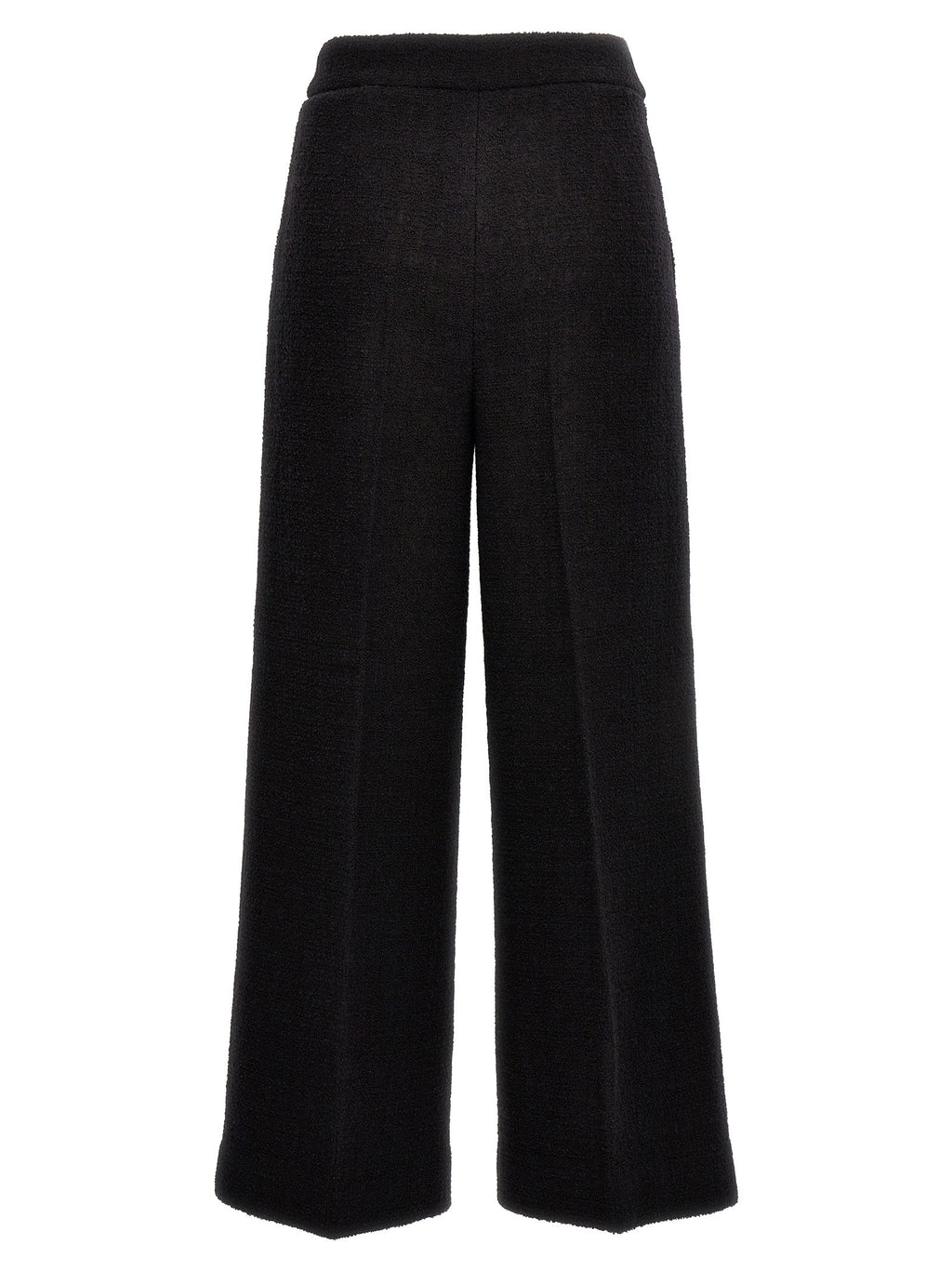 Moschino Black Wool Cropped Pants