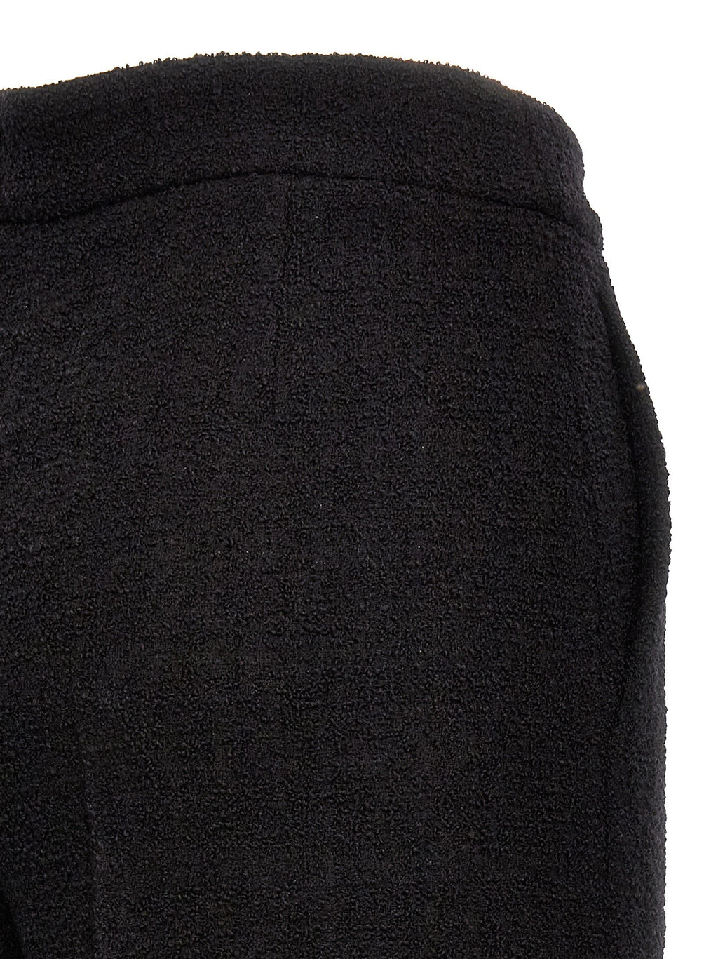 Moschino Black Wool Cropped Pants