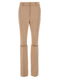 Sportmax Beige Polyester Dress Pants