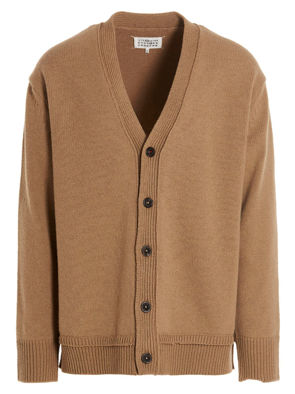 Maison Margiela Beige Wool Cardigan