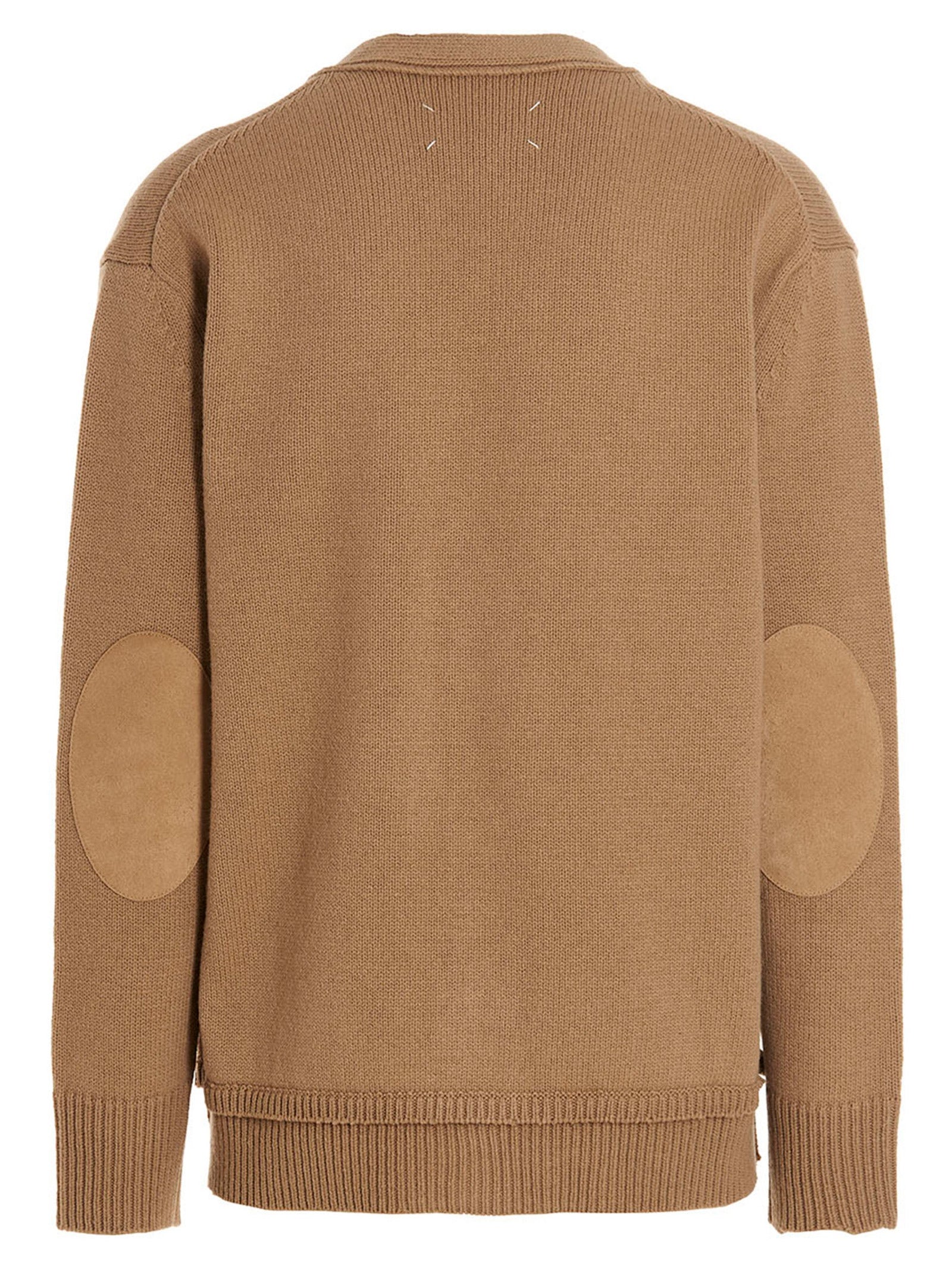 Maison Margiela Beige Wool Cardigan