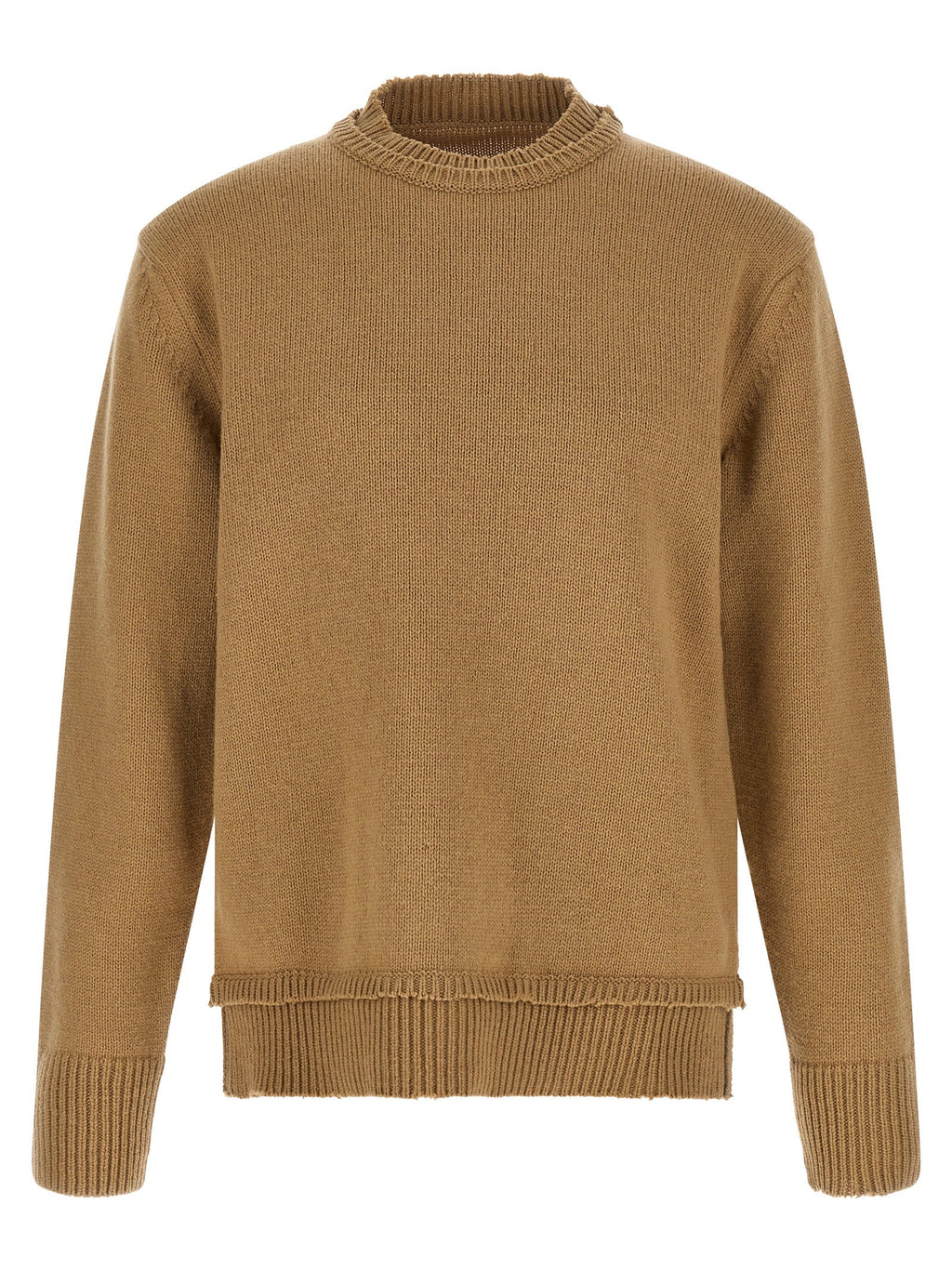 Maison Margiela Beige Wool Cardigan