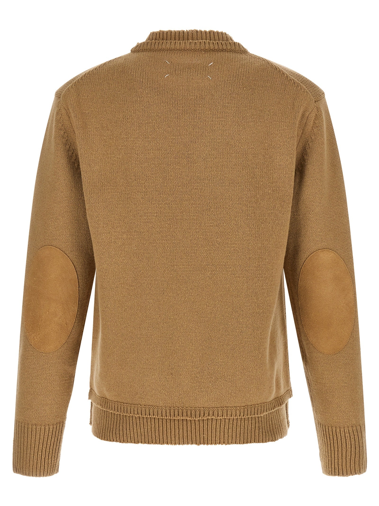 Maison Margiela Beige Wool Cardigan