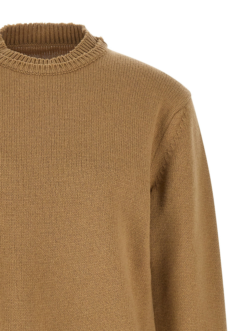 Maison Margiela Beige Wool Cardigan