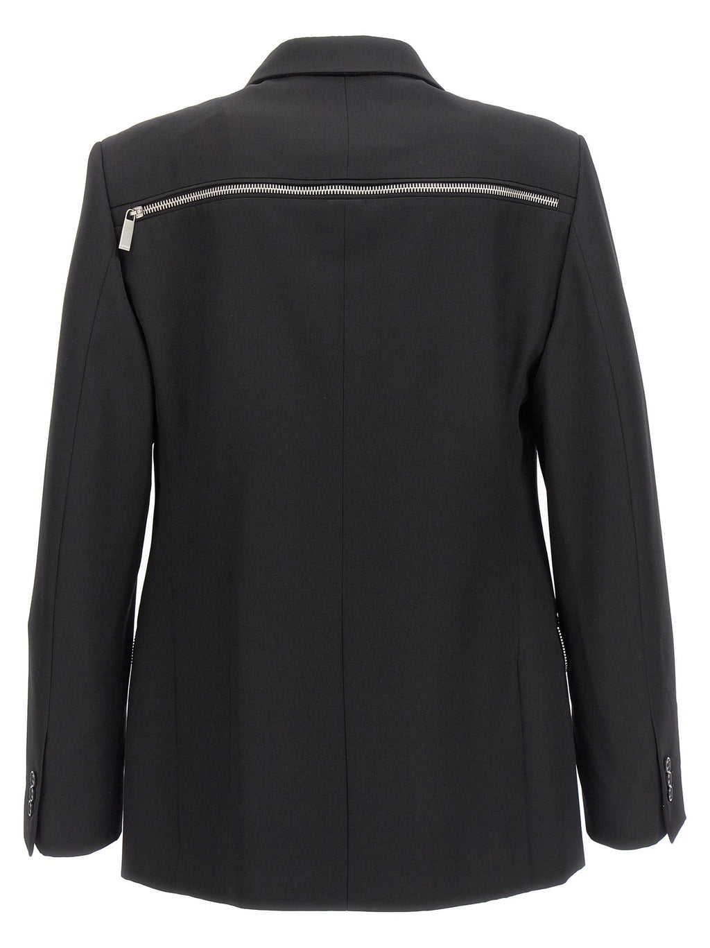 Off-White Black Virgin Wool Blazer