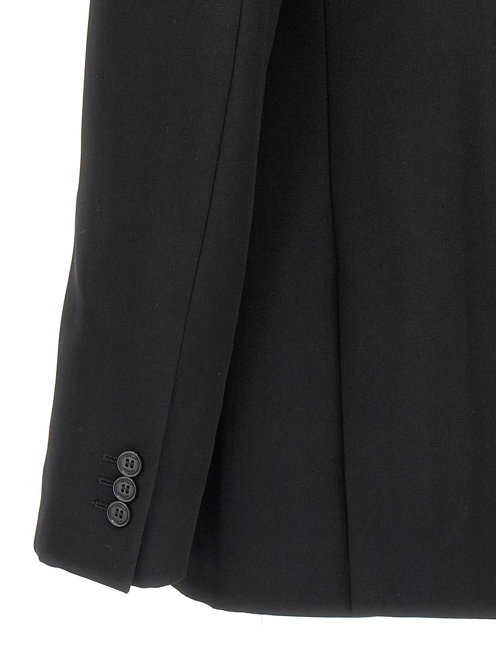 Off-White Black Virgin Wool Blazer