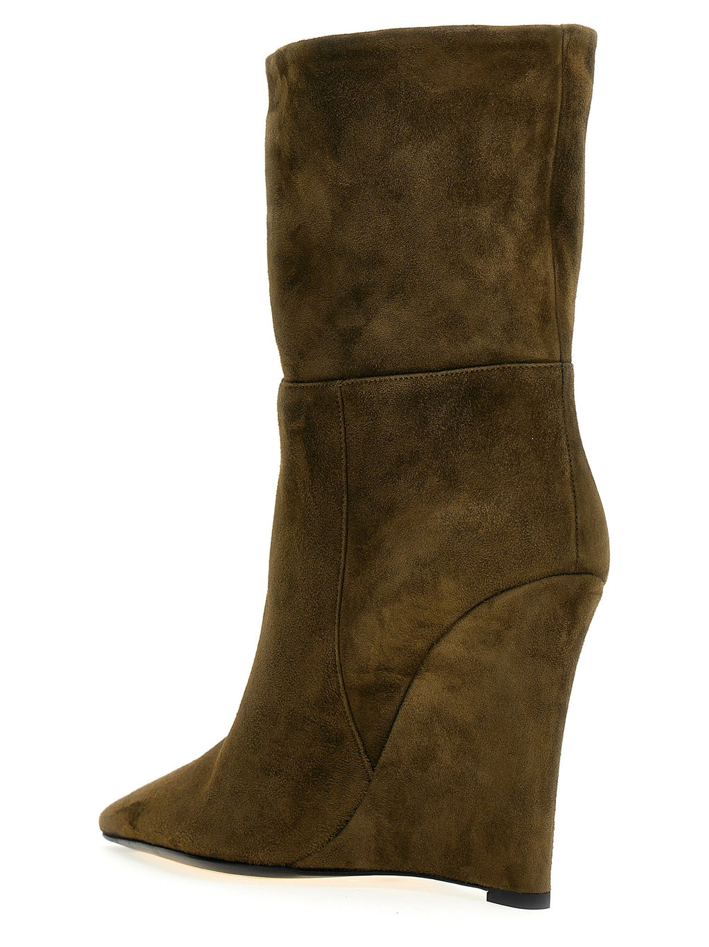 ALEVÌ Bicolor Suede Leather Ankle Boots